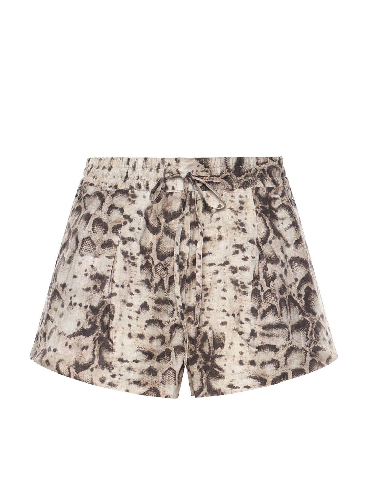 Shorts con motivo snake in cotone