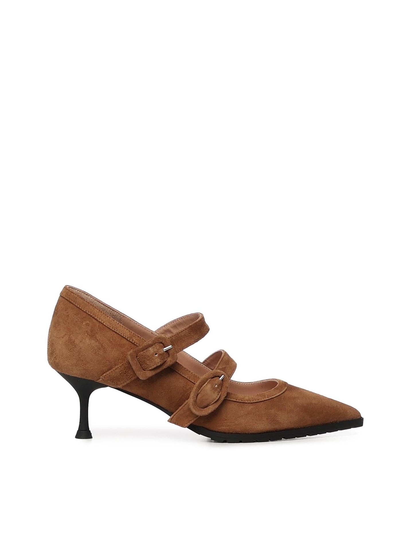 Pumps Geluci in camoscio