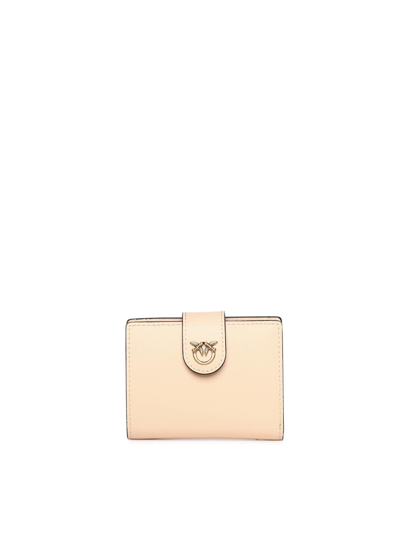Portafoglio in pelle con logo