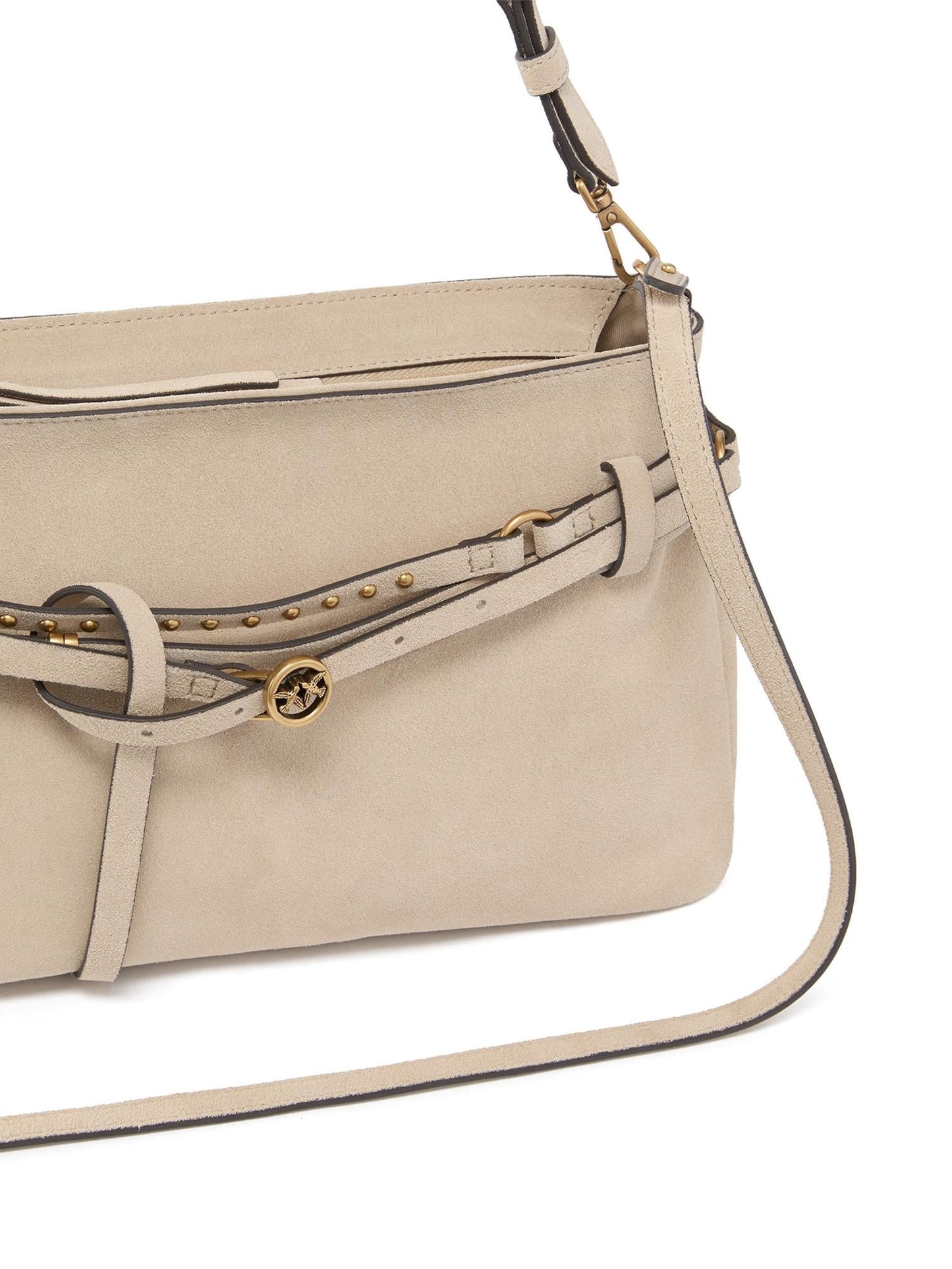 Borsa a spalla media Belt Bag in suede