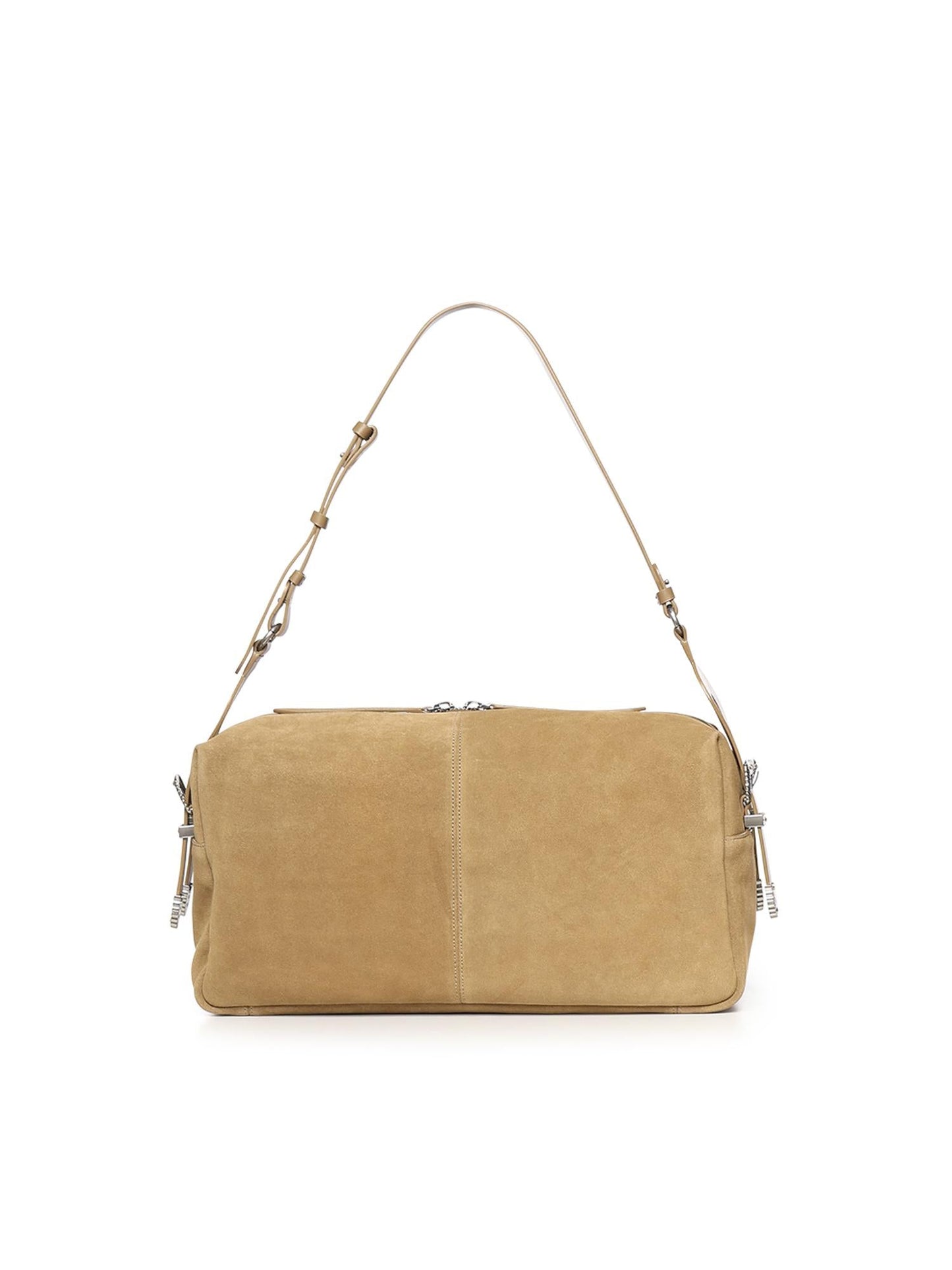Borsa a spalla grande Keeper Bag in suede