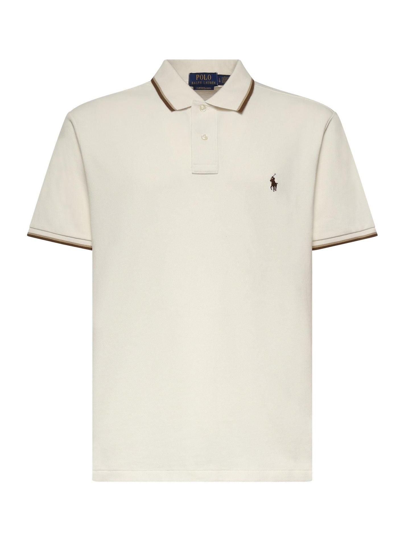 Polo in cotone con logo