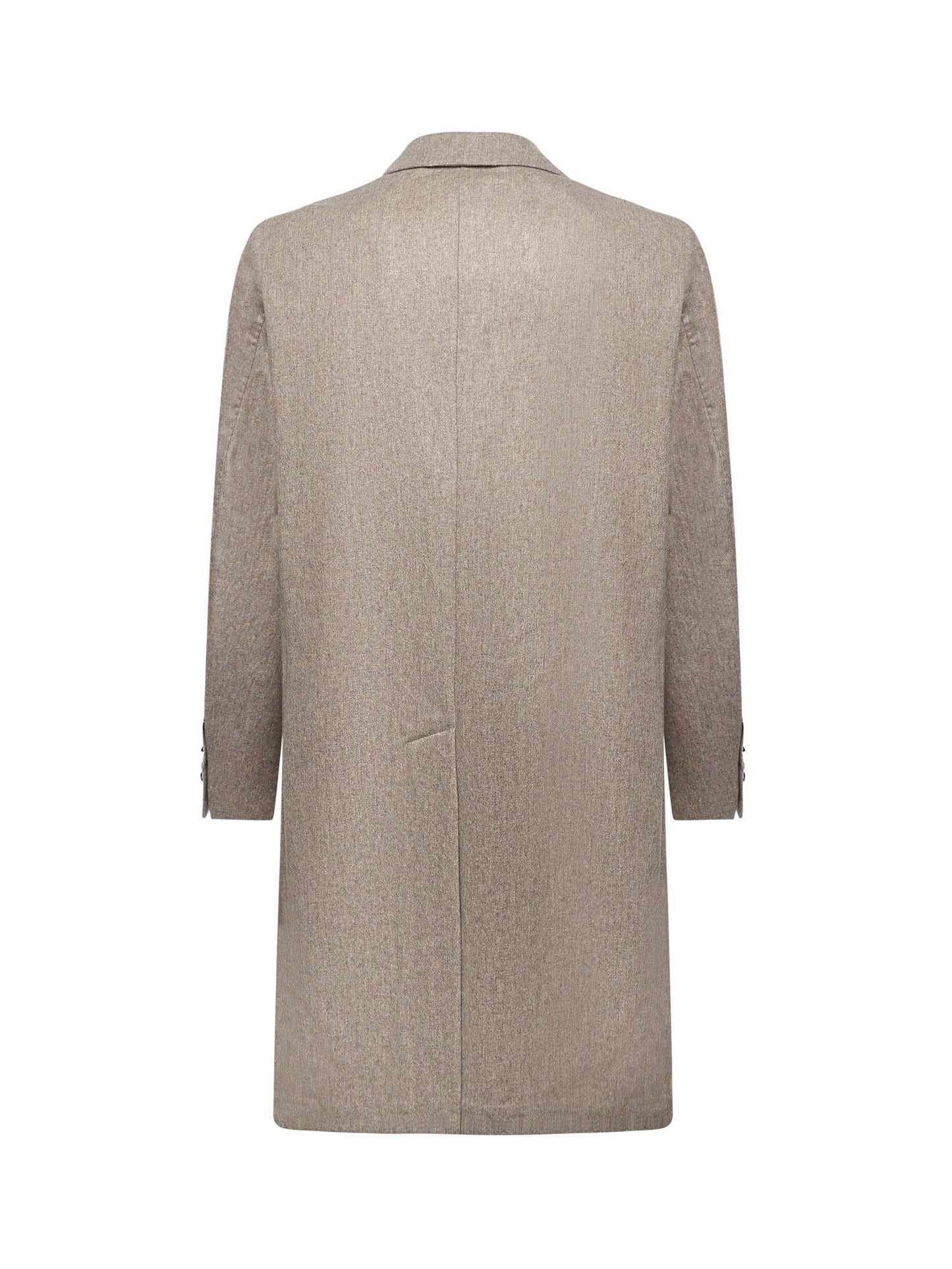 Cappotto monopetto in misto lana