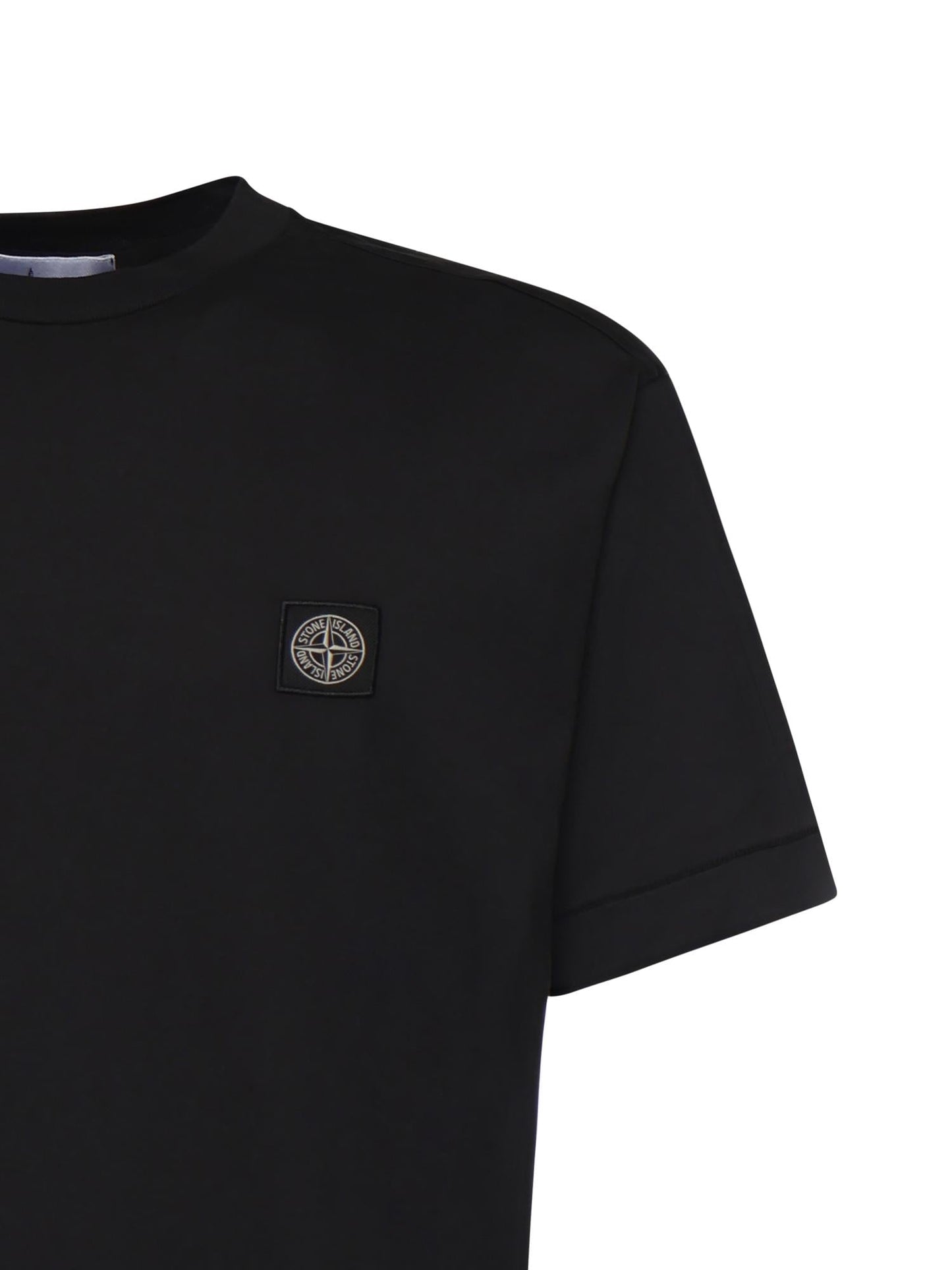 T-shirt con patch Compass in jersey di cotone