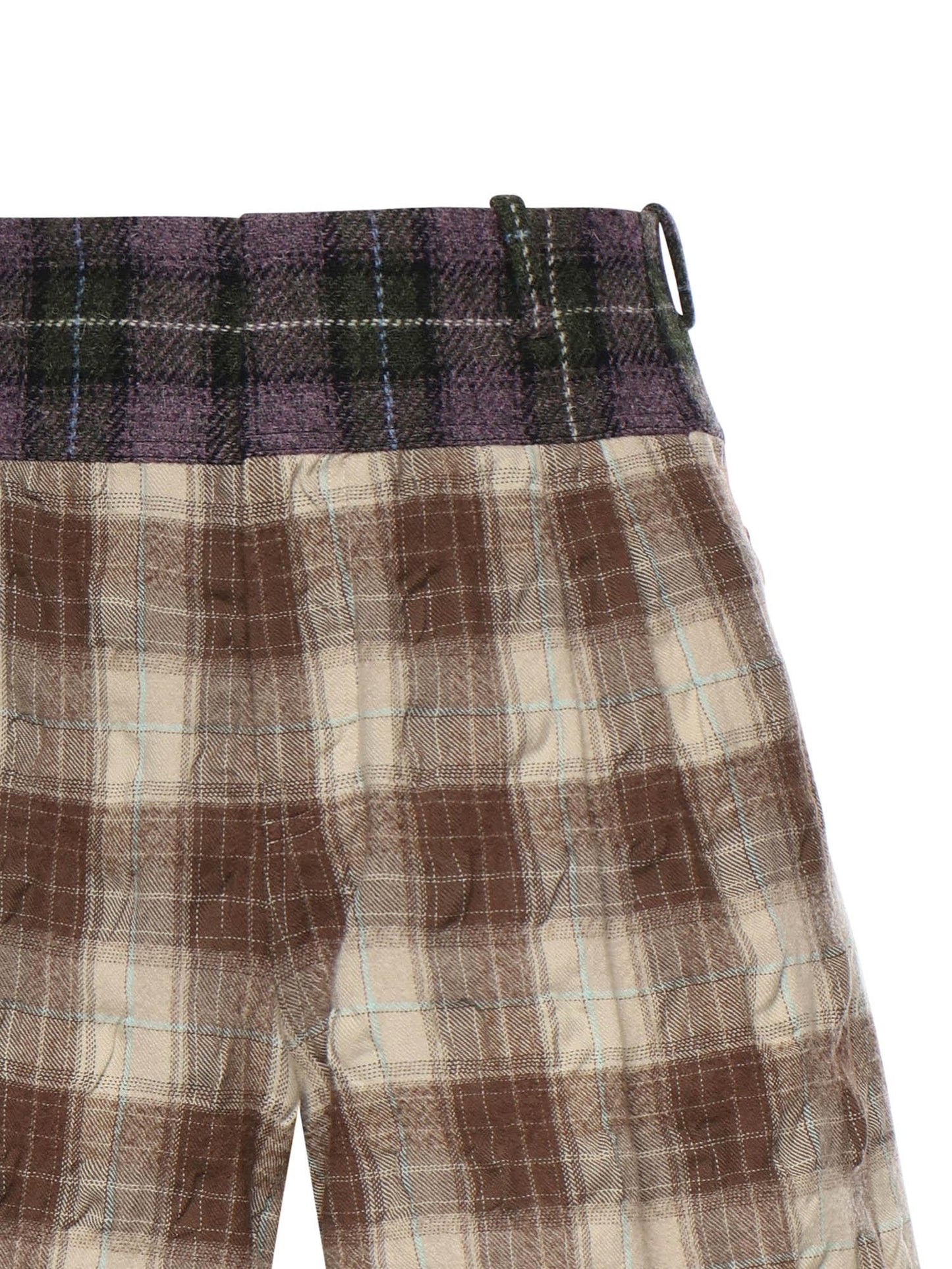 Shorts in lana e cotone
