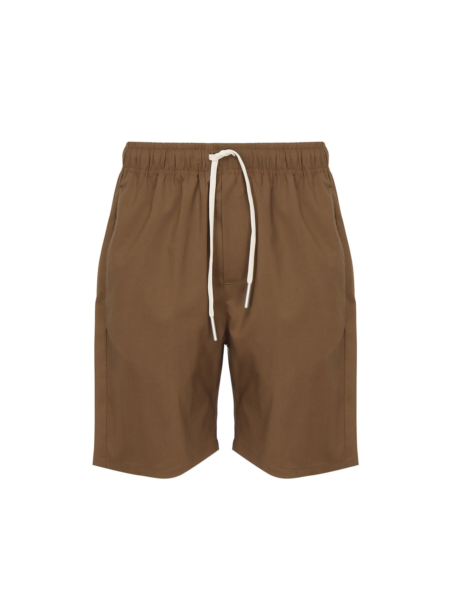 Shorts in misto lino e cotone