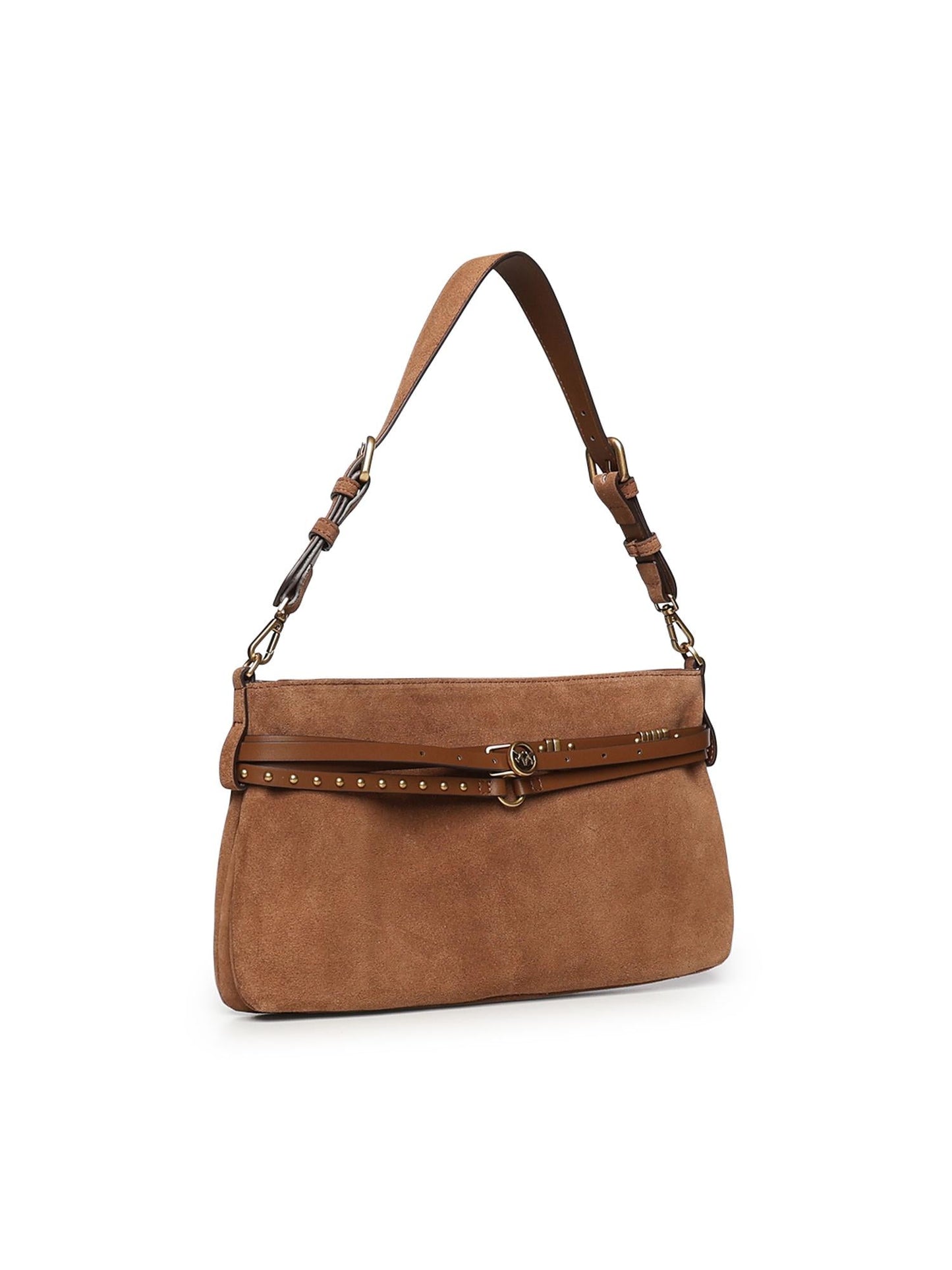 Borsa a spalla media Belt Bag in suede