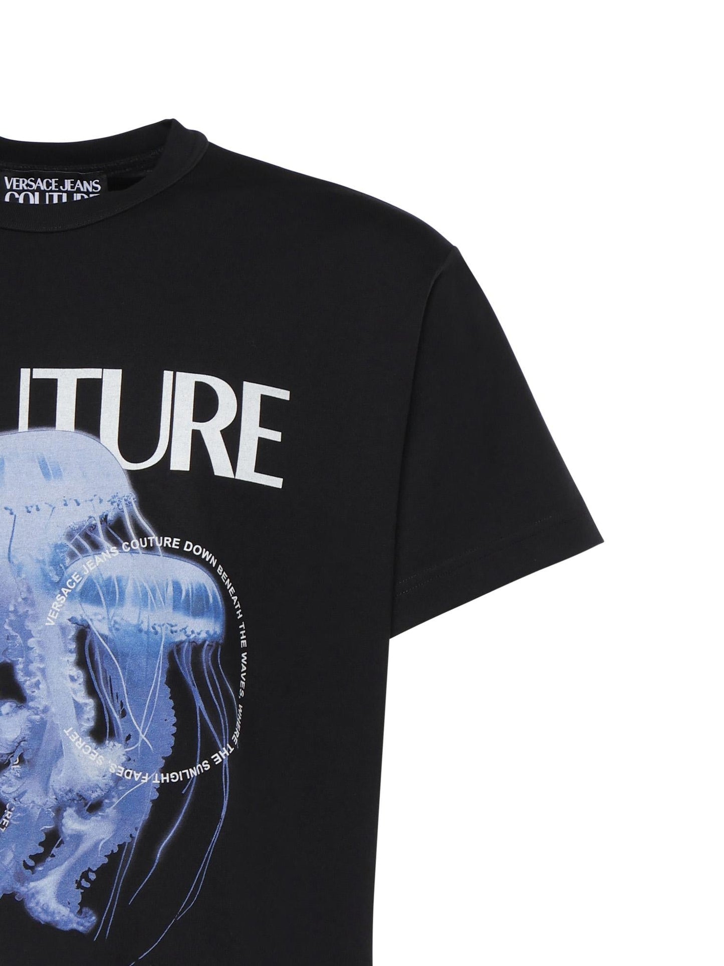 T-shirt in jersey di cotone con stampa