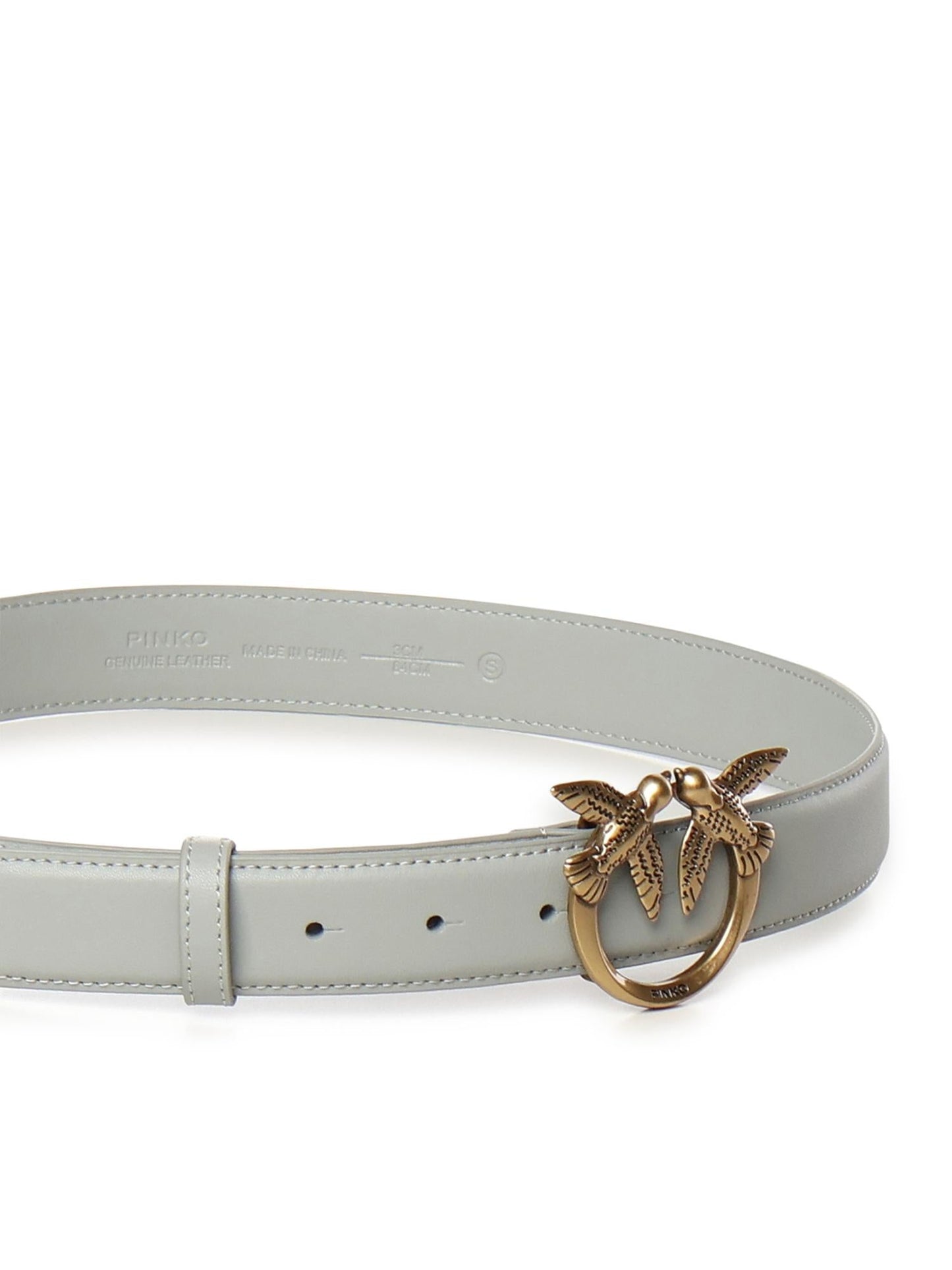 Cintura Love Birds in pelle