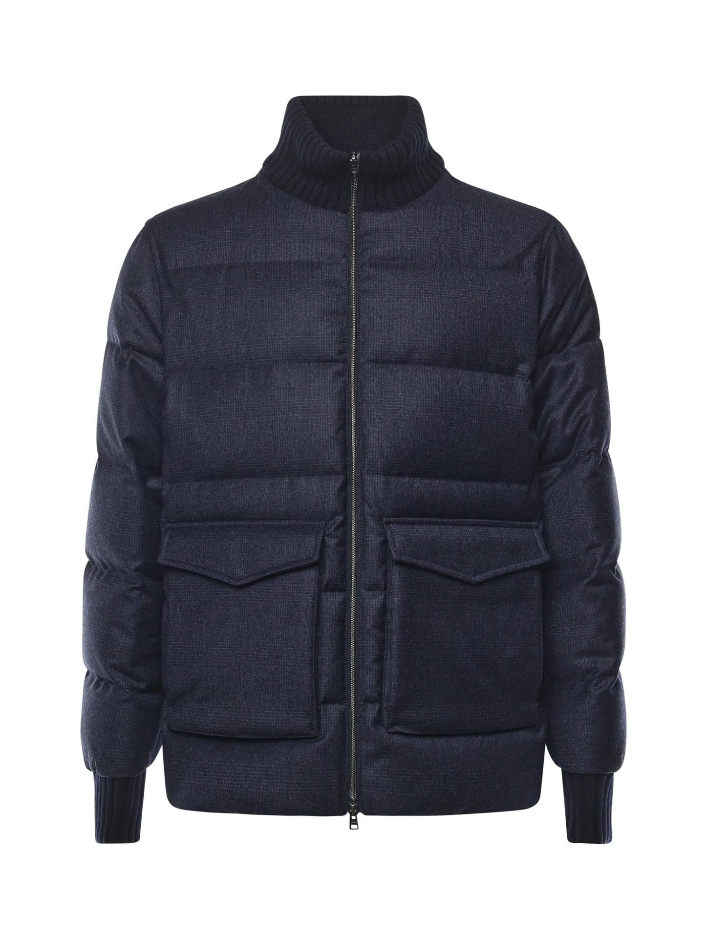 Bomber in misto lana e cashmere