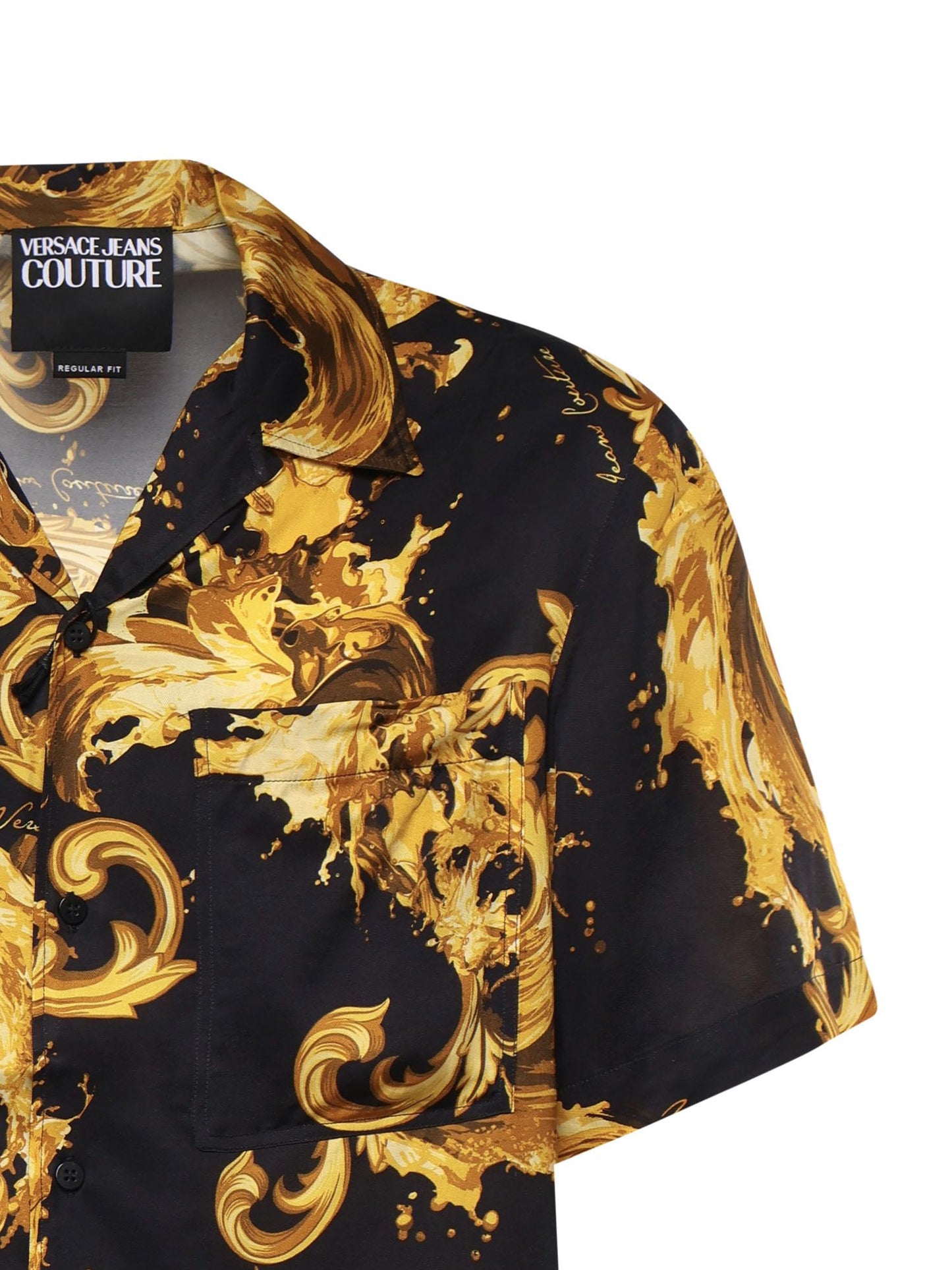 Camicia in twill di viscosa con stampa