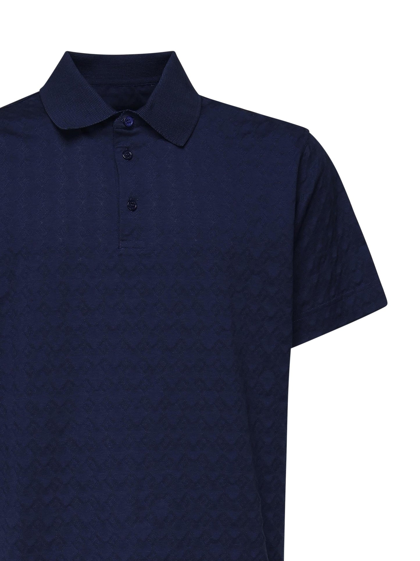 Polo con logo ricamato