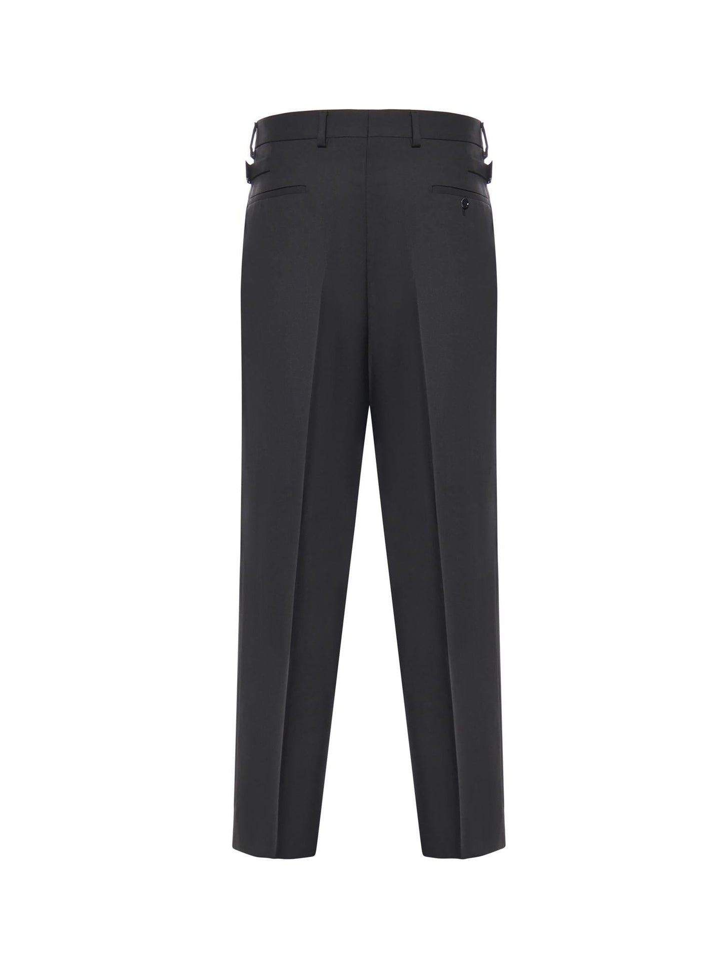 Pantaloni Mat in misto lana