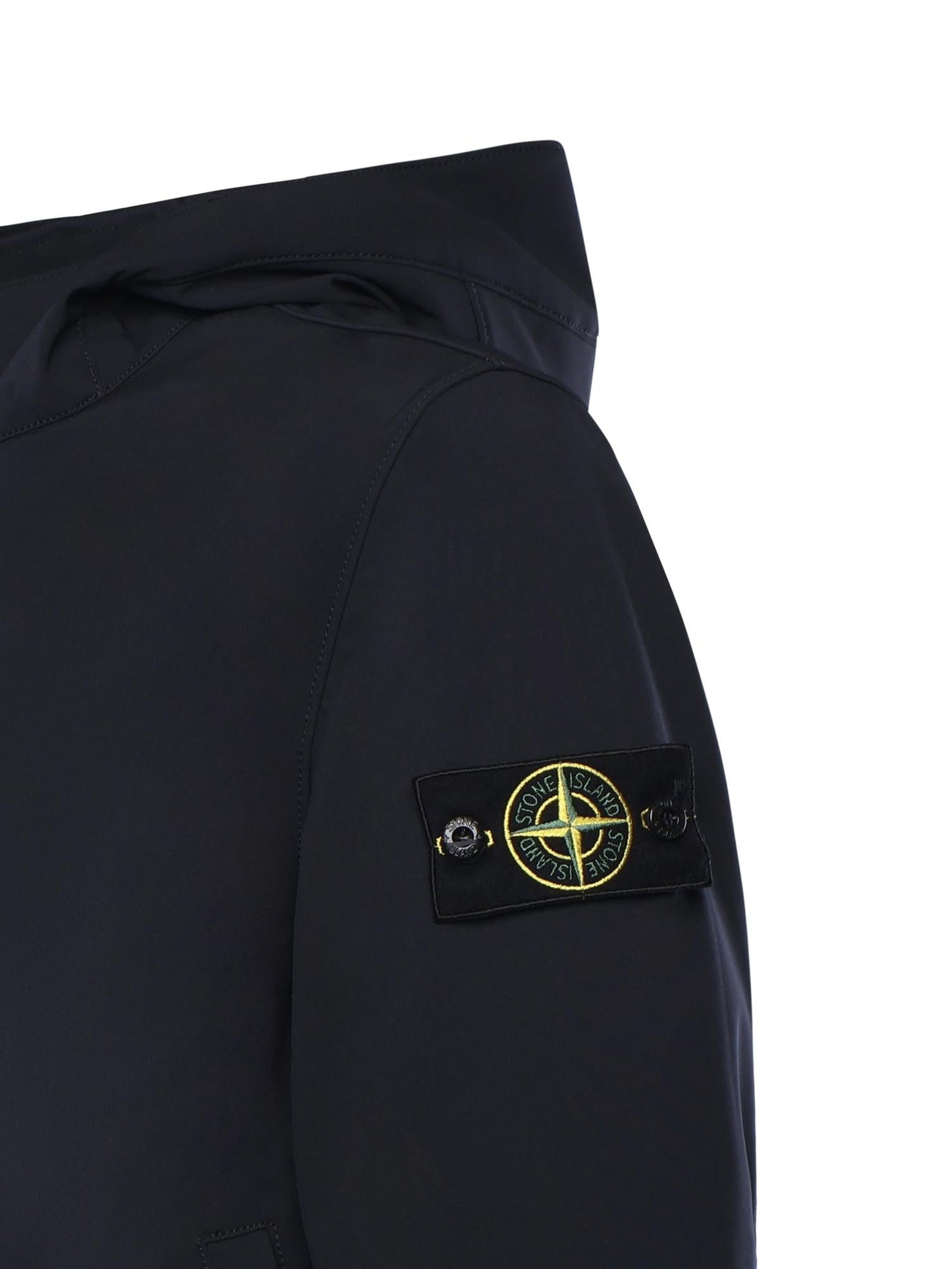 Giacca antigoccia in reps di nylon con logo
