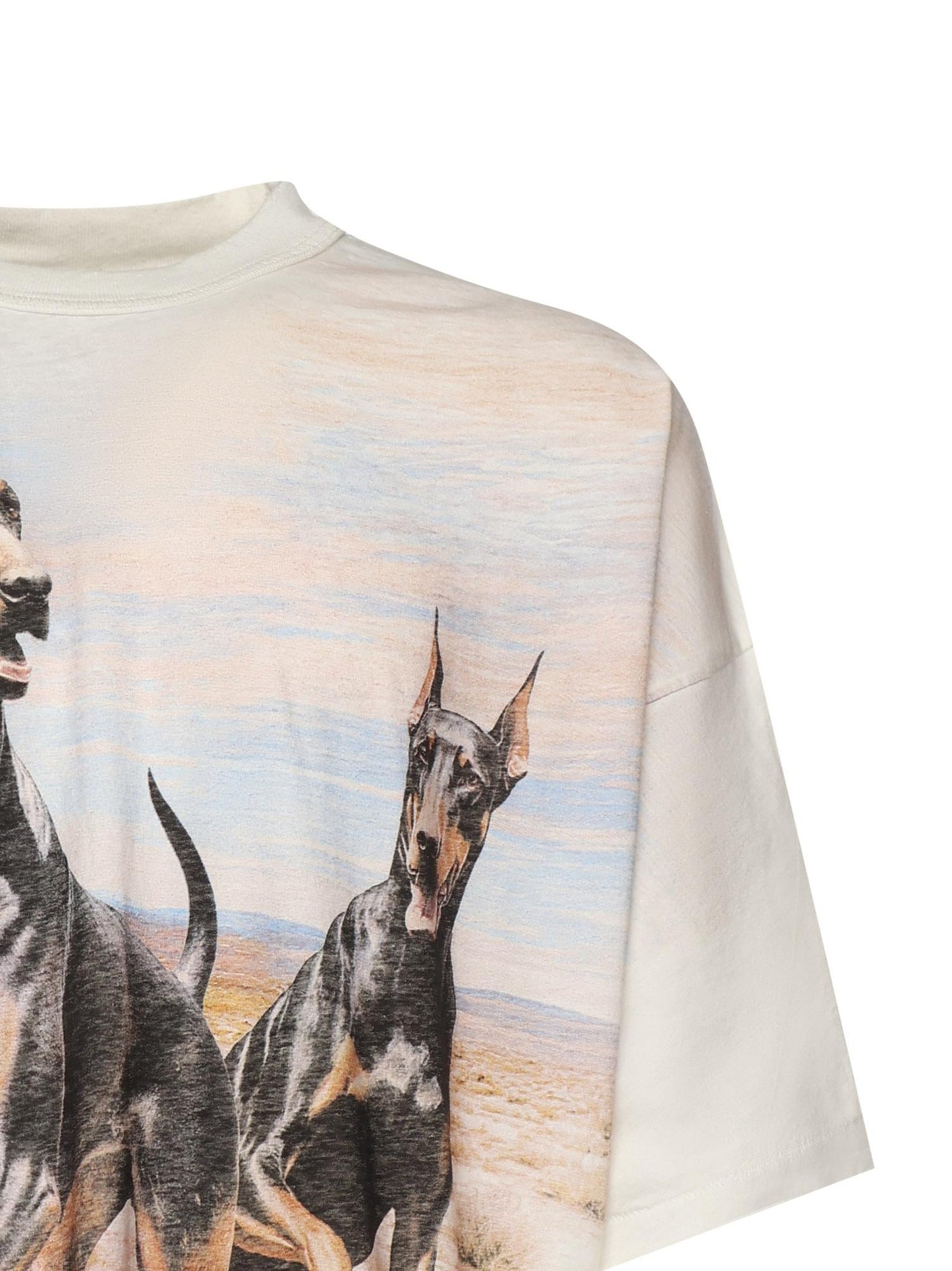 T-shirt Western Dobermans con stampa