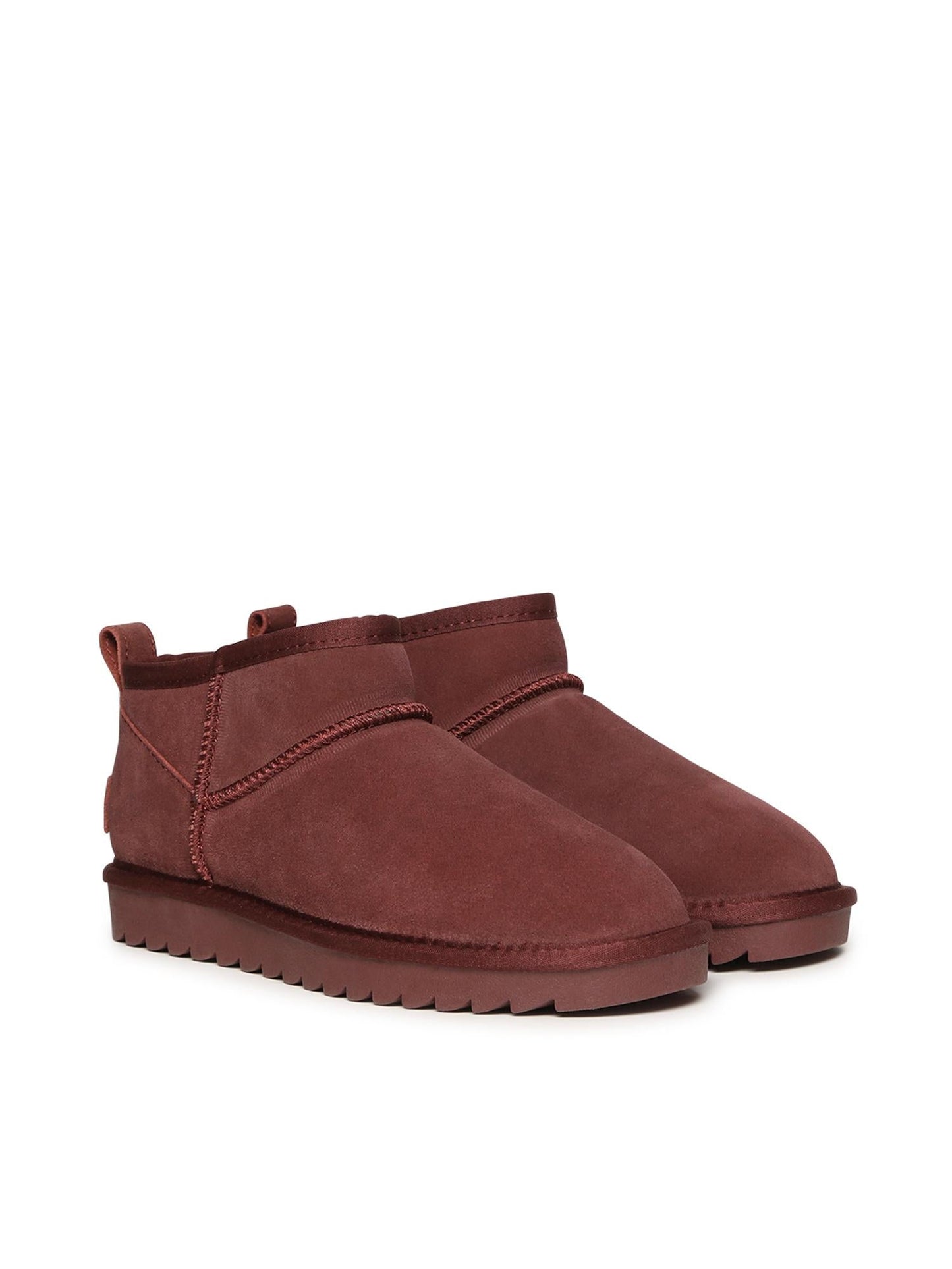 Stivale basso in pelle scamosciata