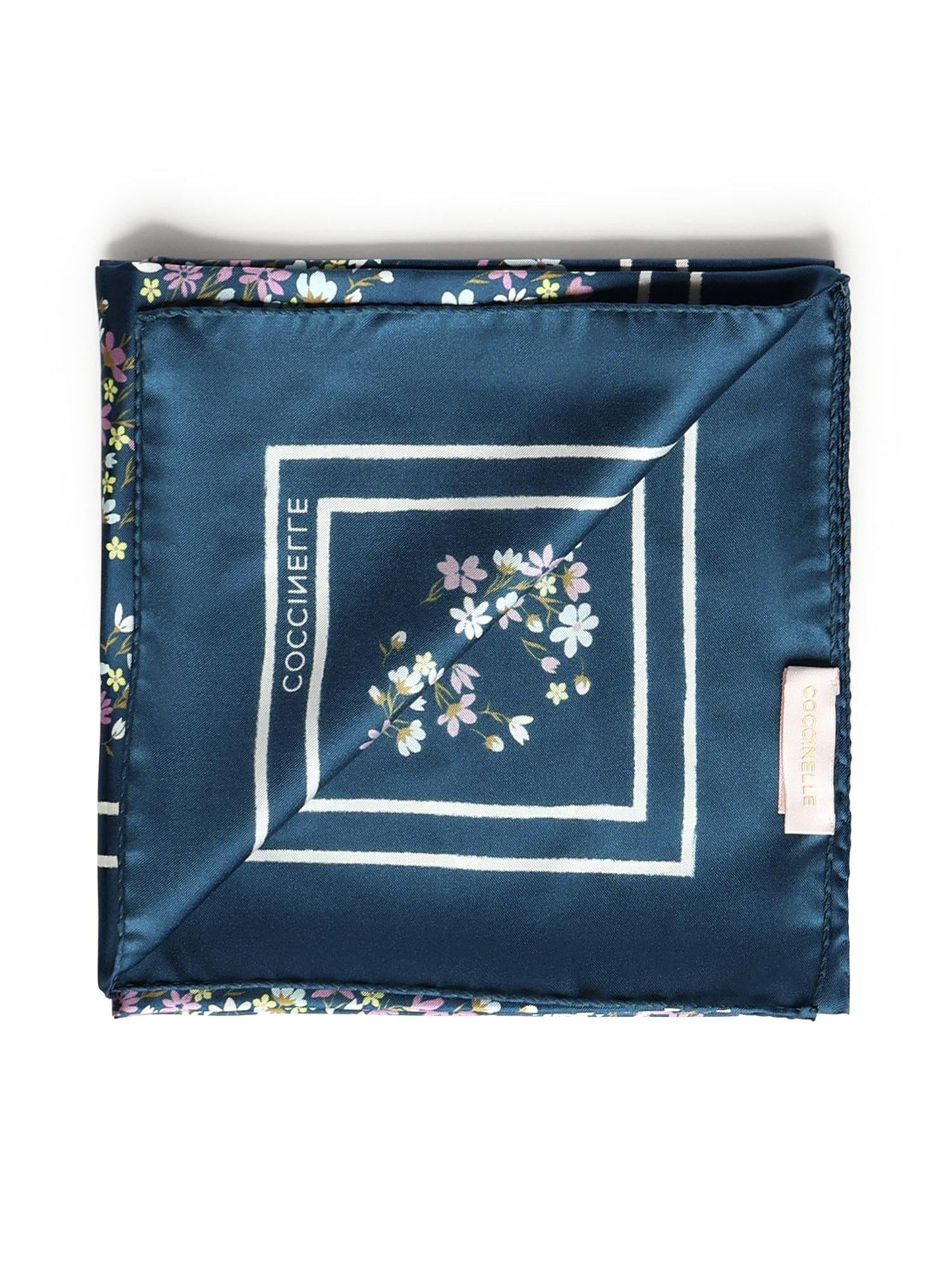Foulard in seta con stampa