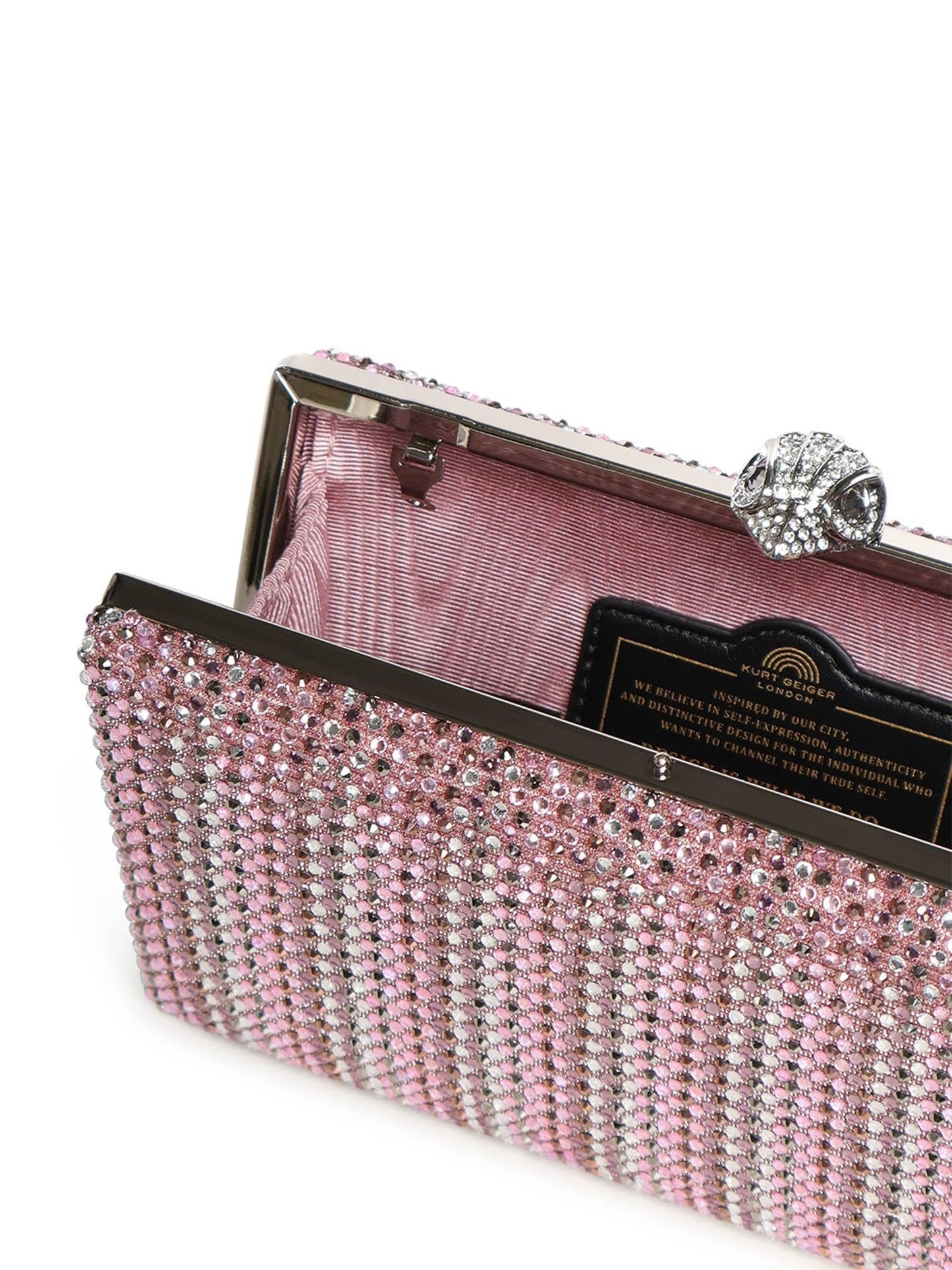 Clutch Crystal Kensington con cristalli