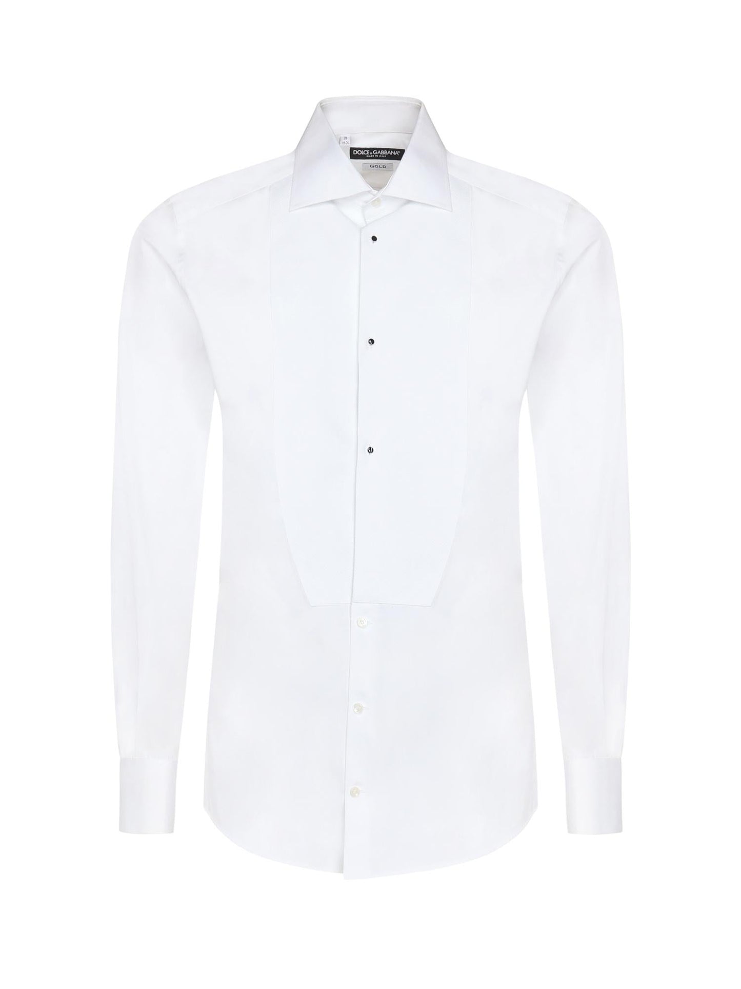 Camicia tuxedo in popeline di cotone