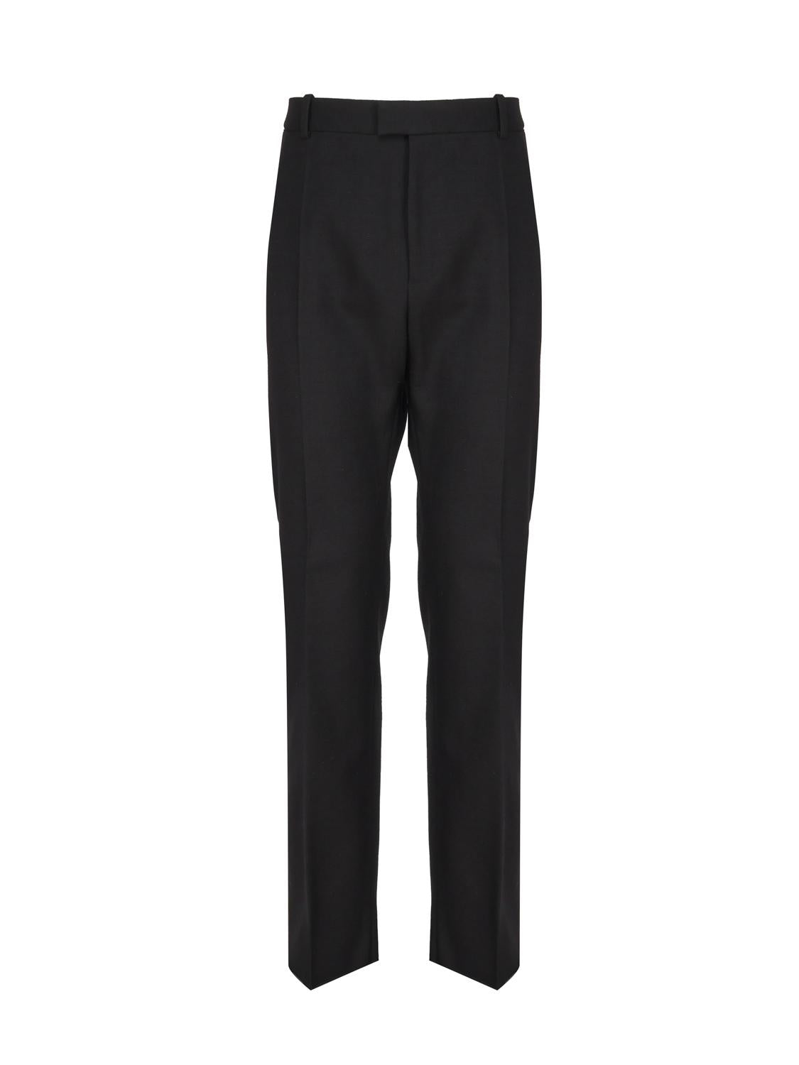 Pantaloni in cotone strutturato