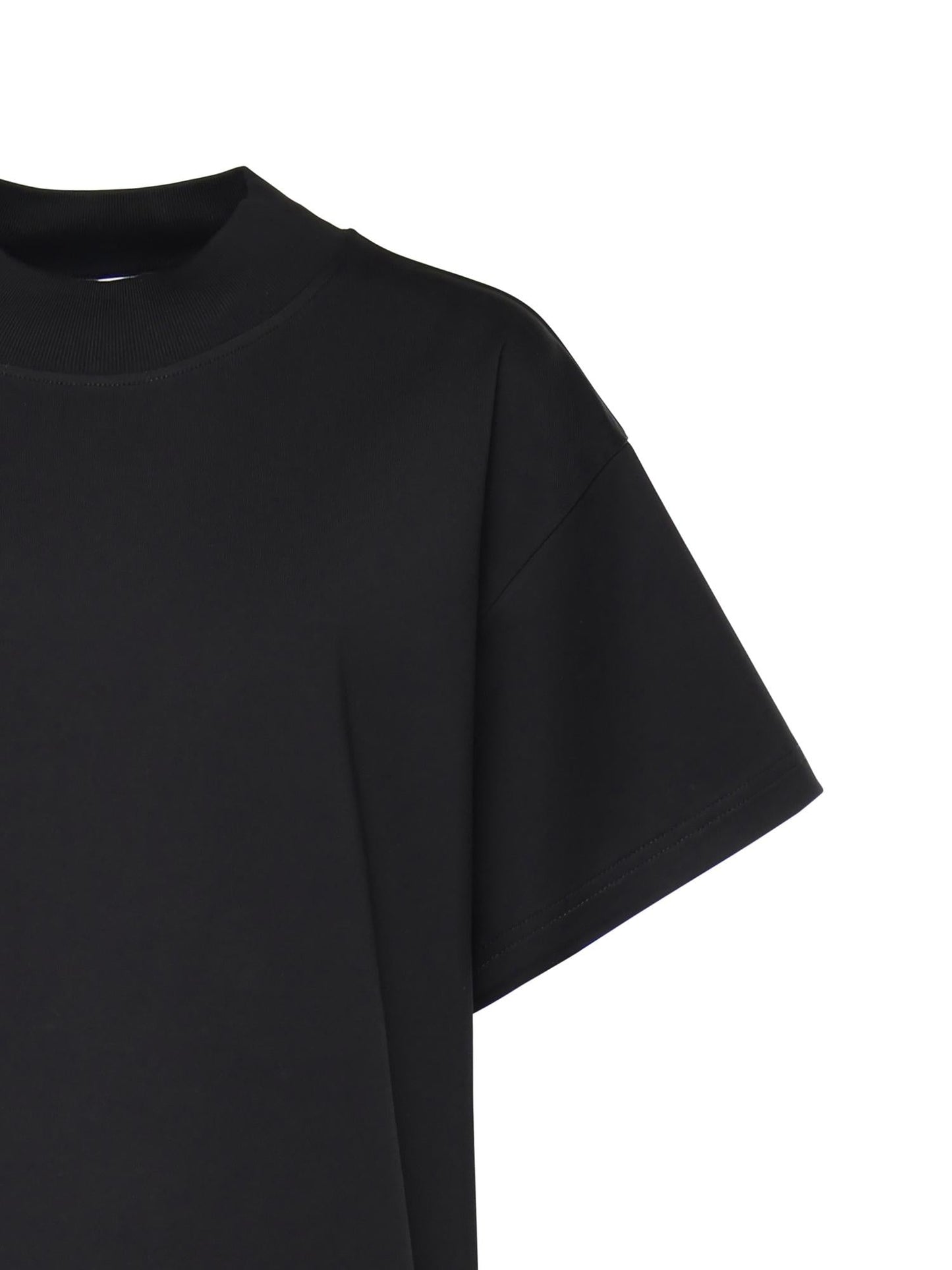 T-shirt in cotone con frange