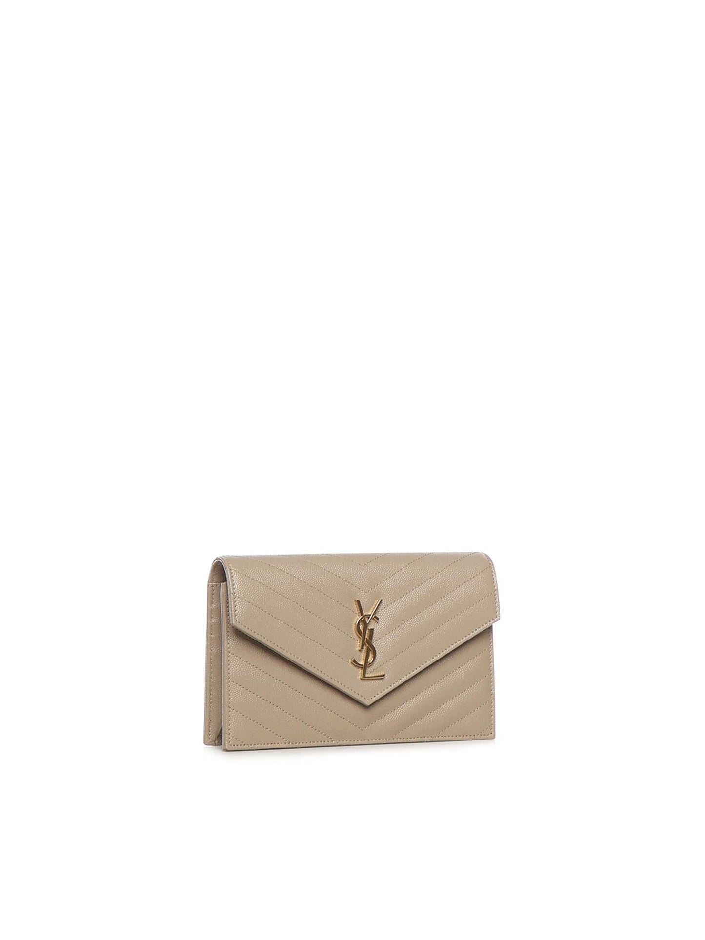 Pochette Envelope con catena Cassandre in pelle