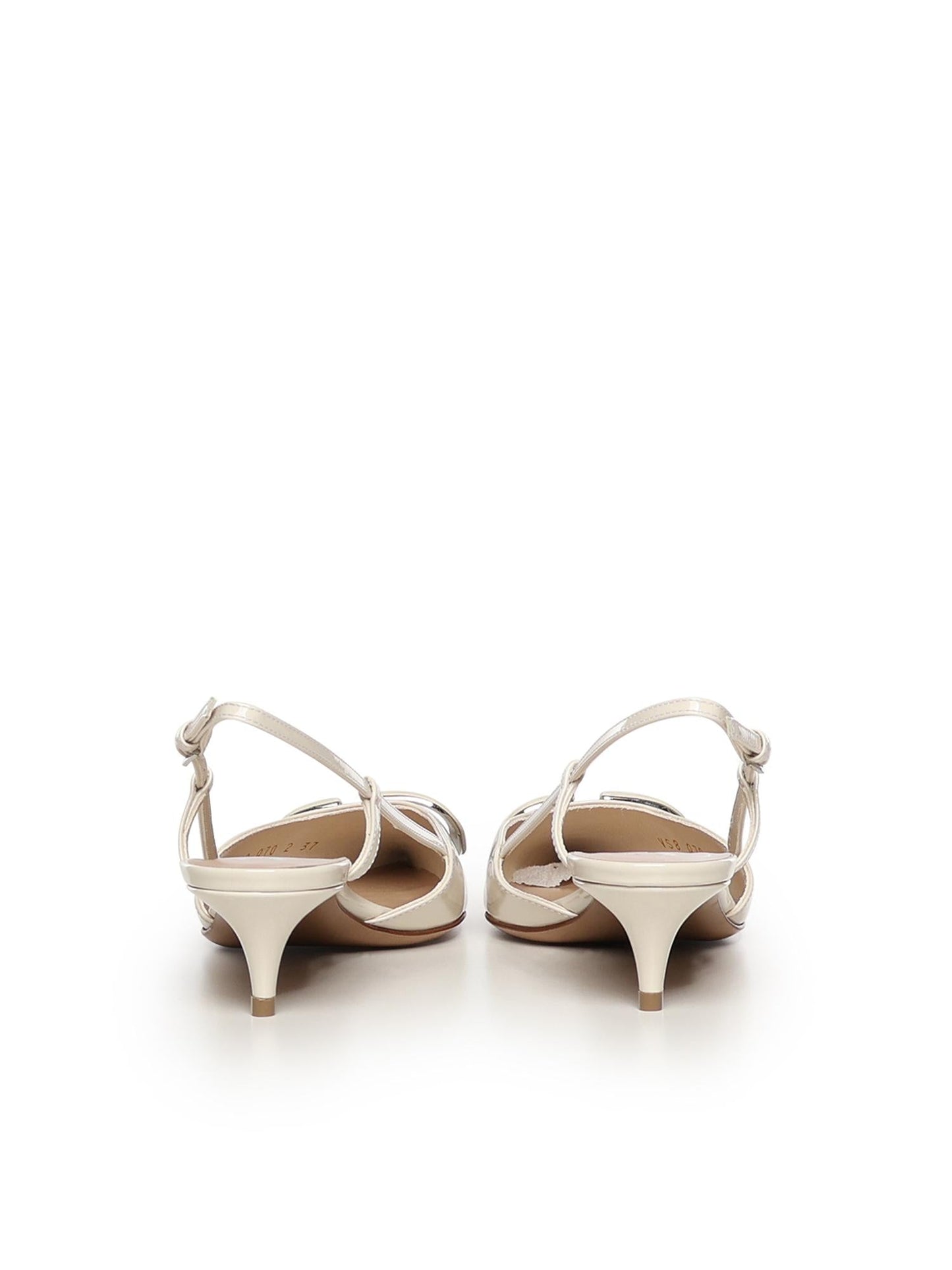 Décolleté slingback Vlogo Signature in vernice