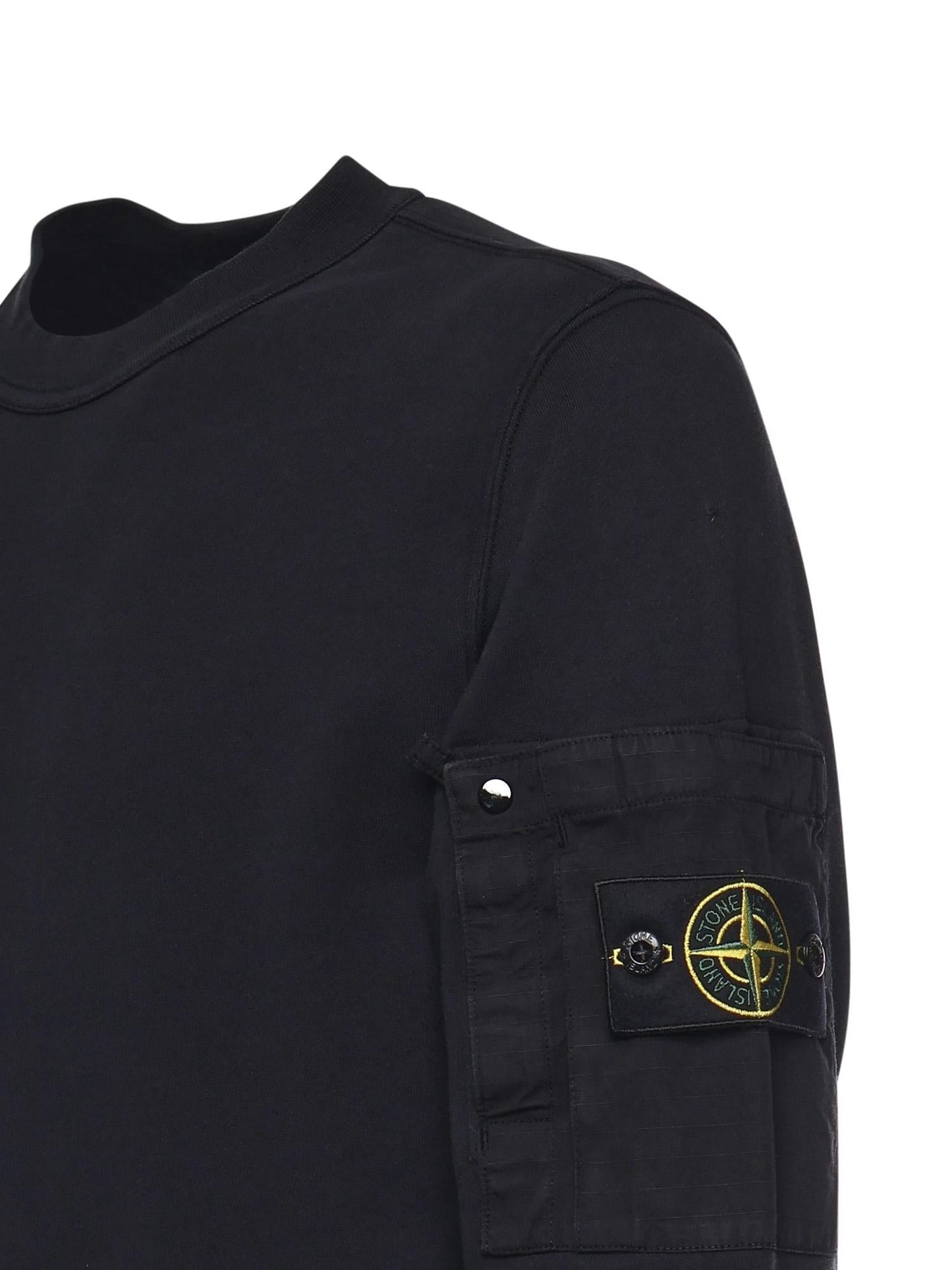 Felpa in cotone con logo