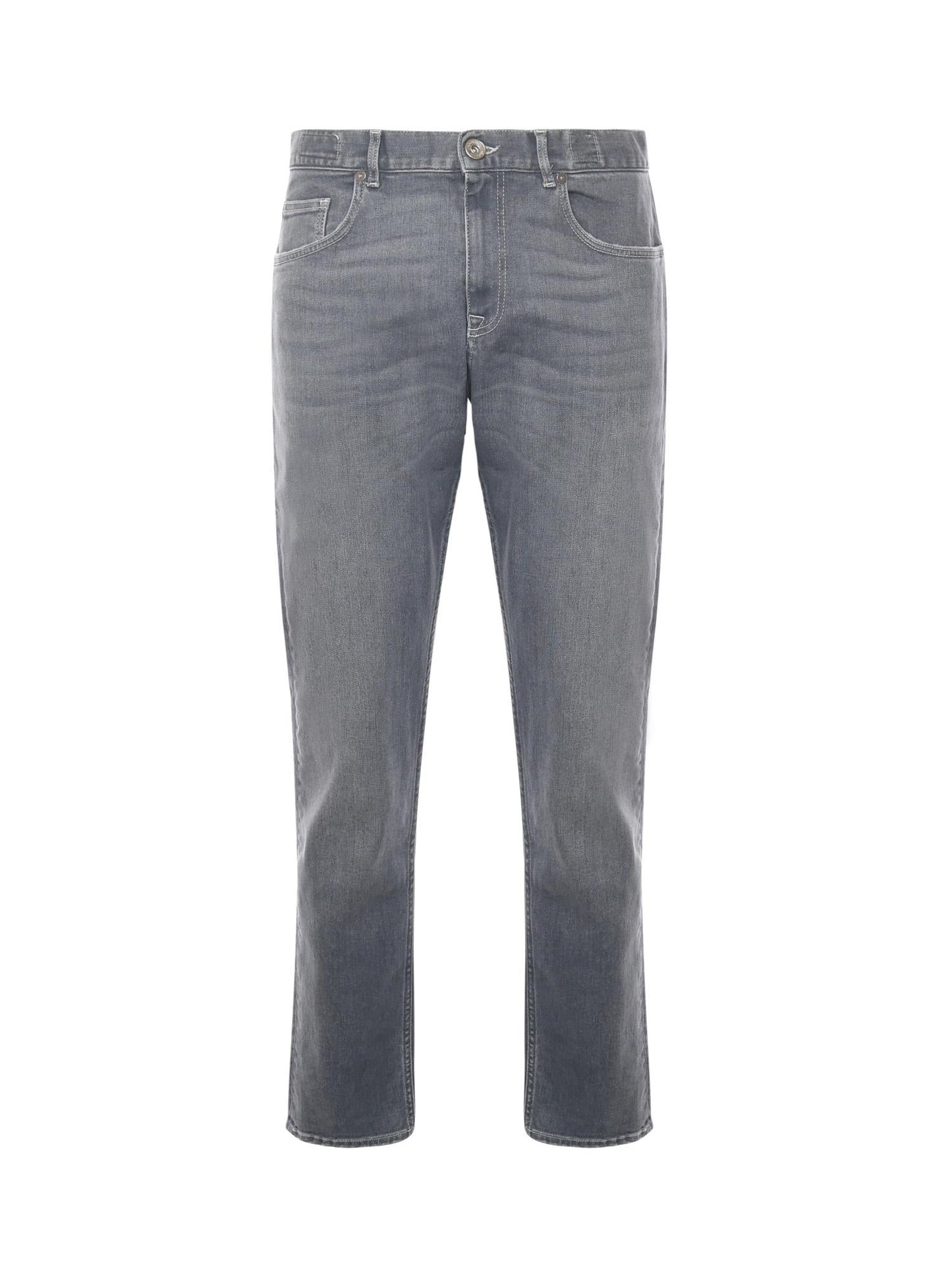 Jeans con patch logo