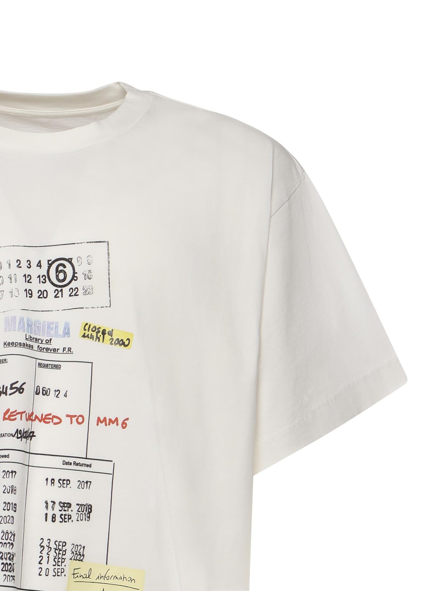 T-shirt con stampa in cotone