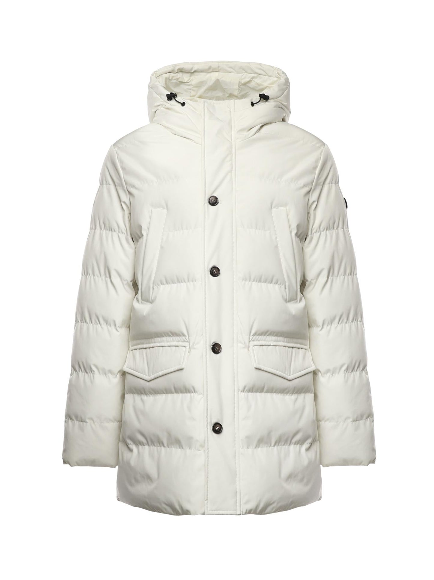 Long parka in microfibra