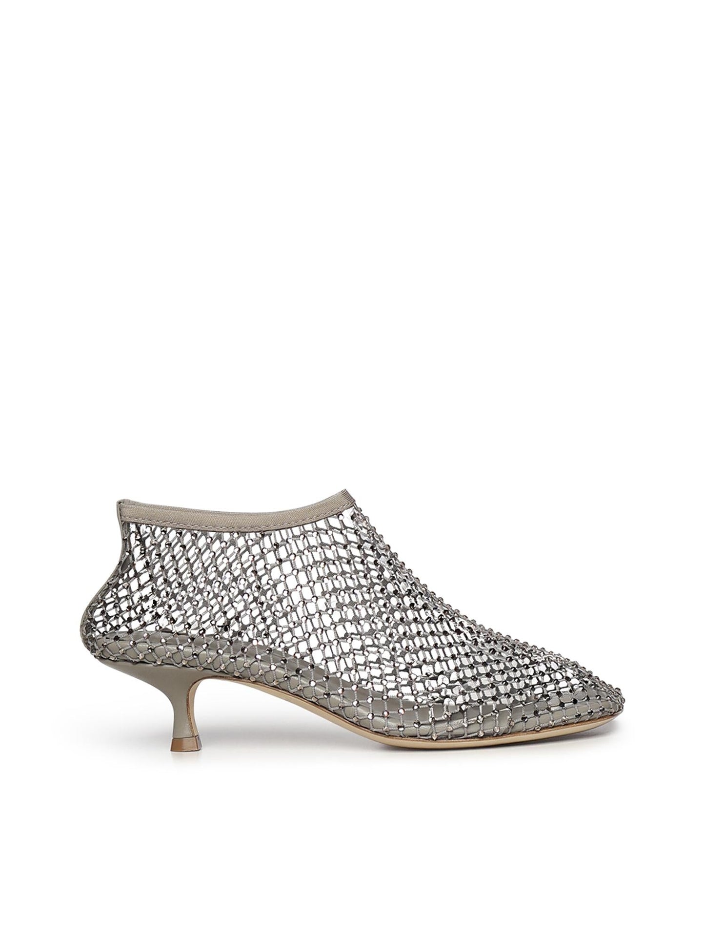Pumps Minette in mesh con cristalli