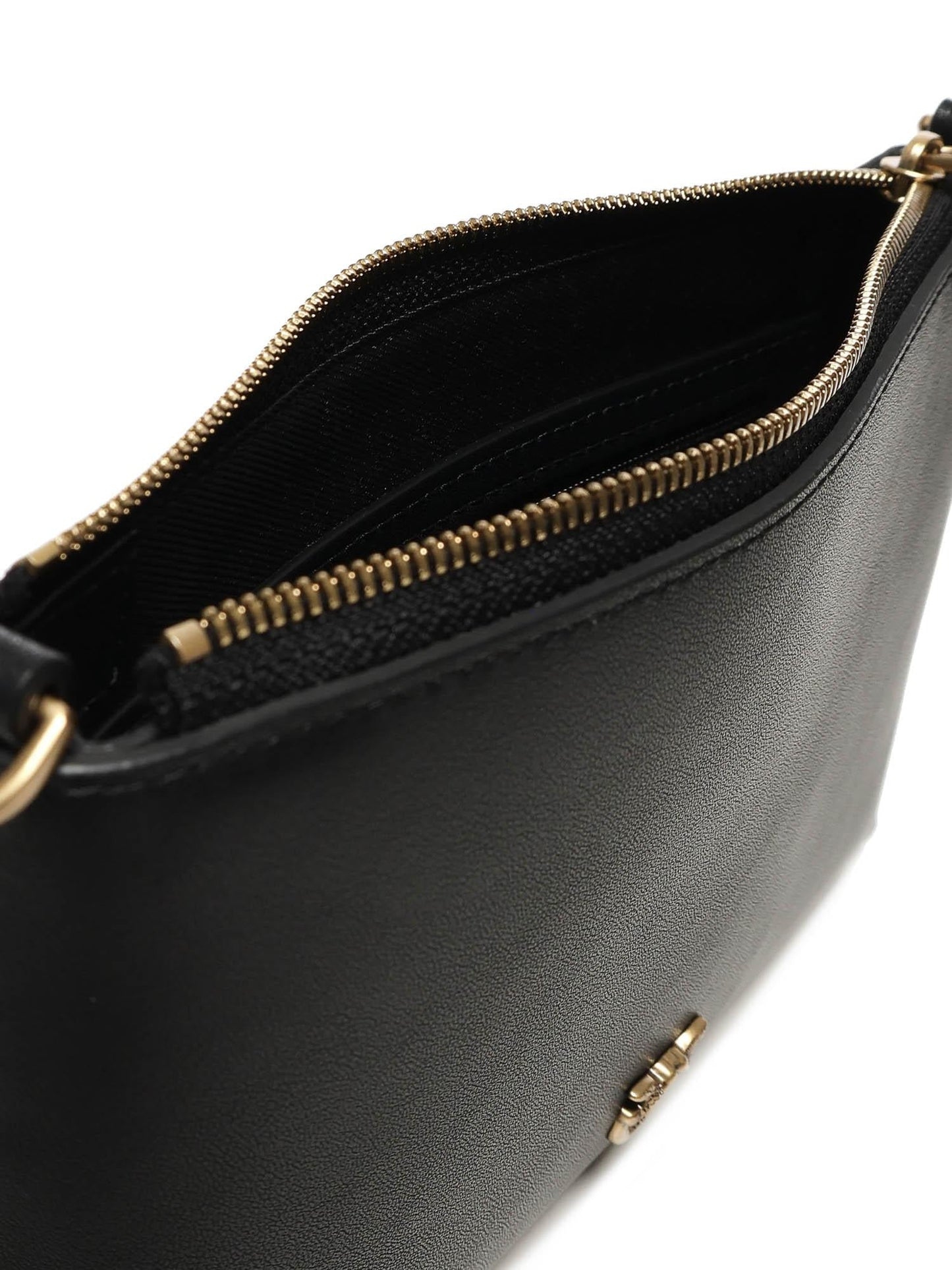 Pochette piatta in pelle con logo Love Birds