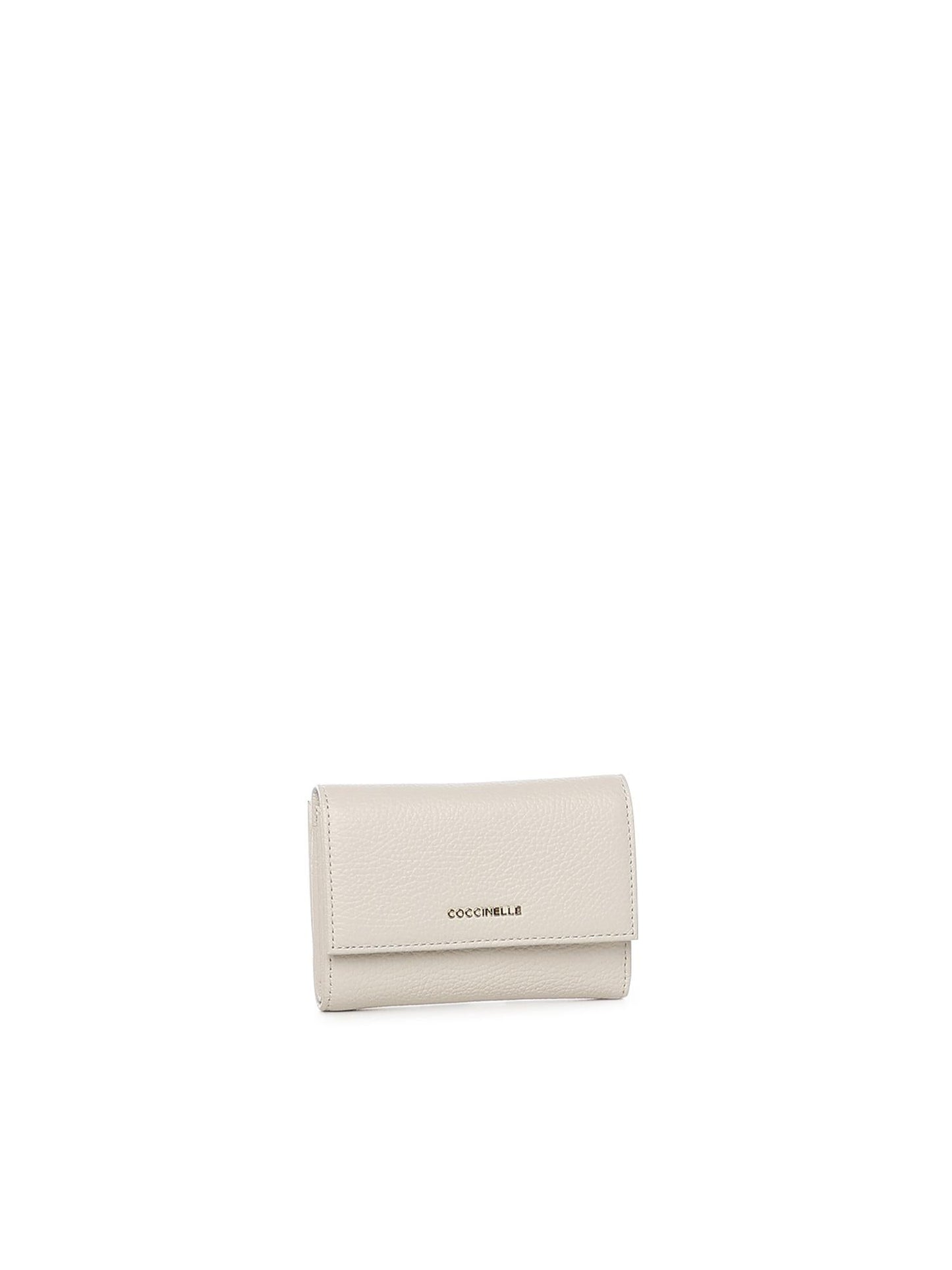 Portafoglio Metallic medium in pelle