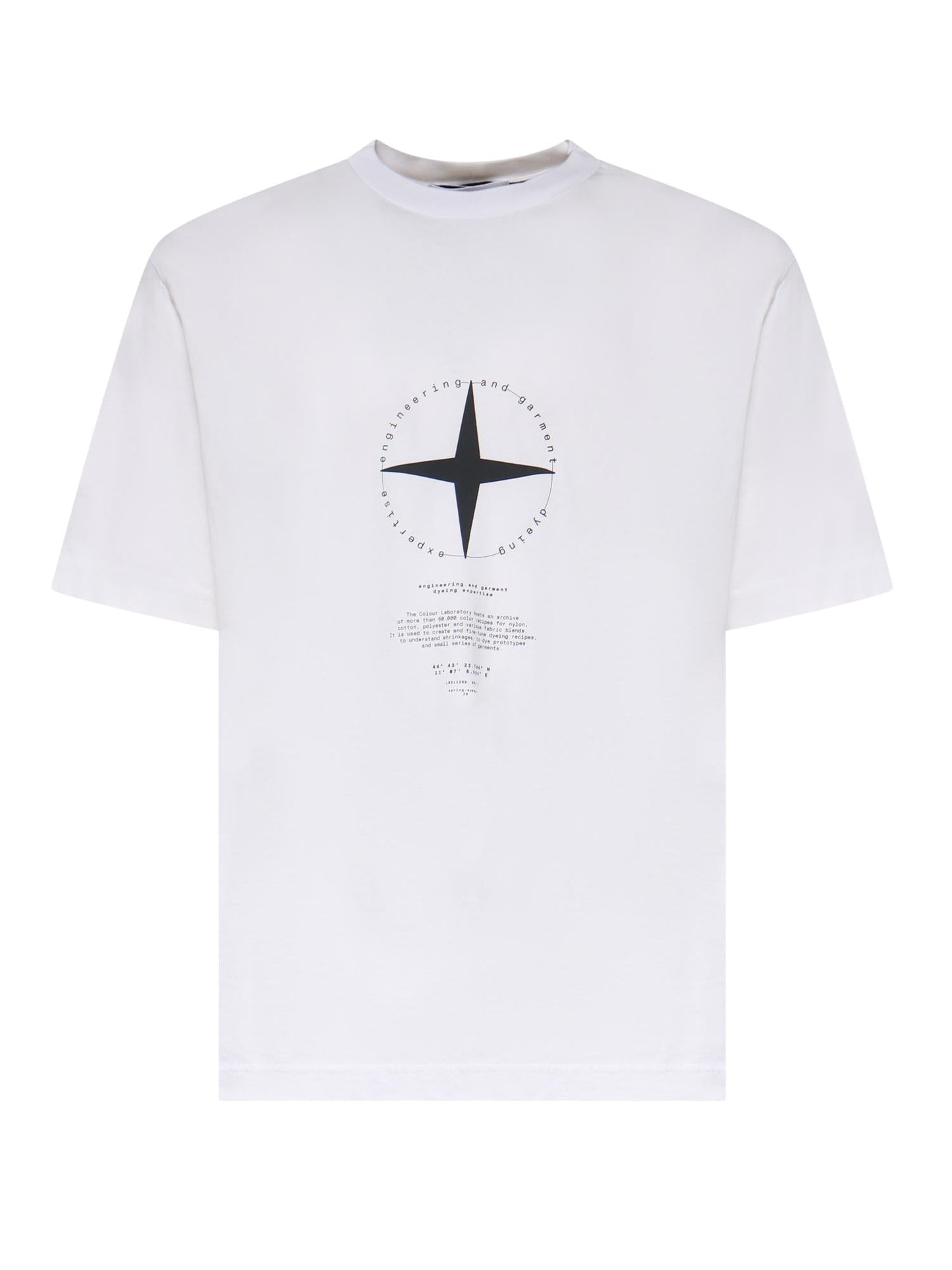 T-shirt con stampa 'Light Compass'