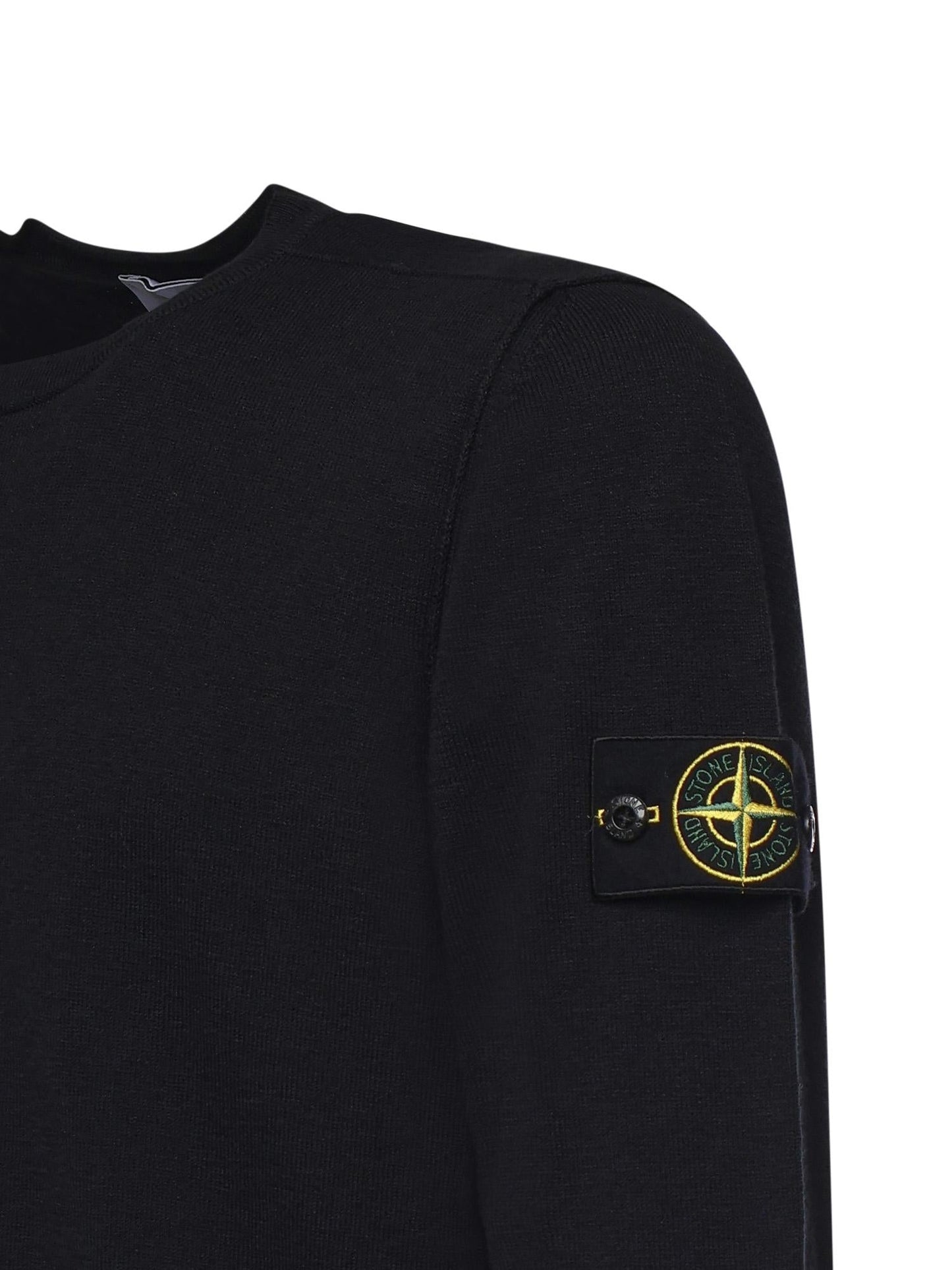 Maglione in cotone e nylon con logo