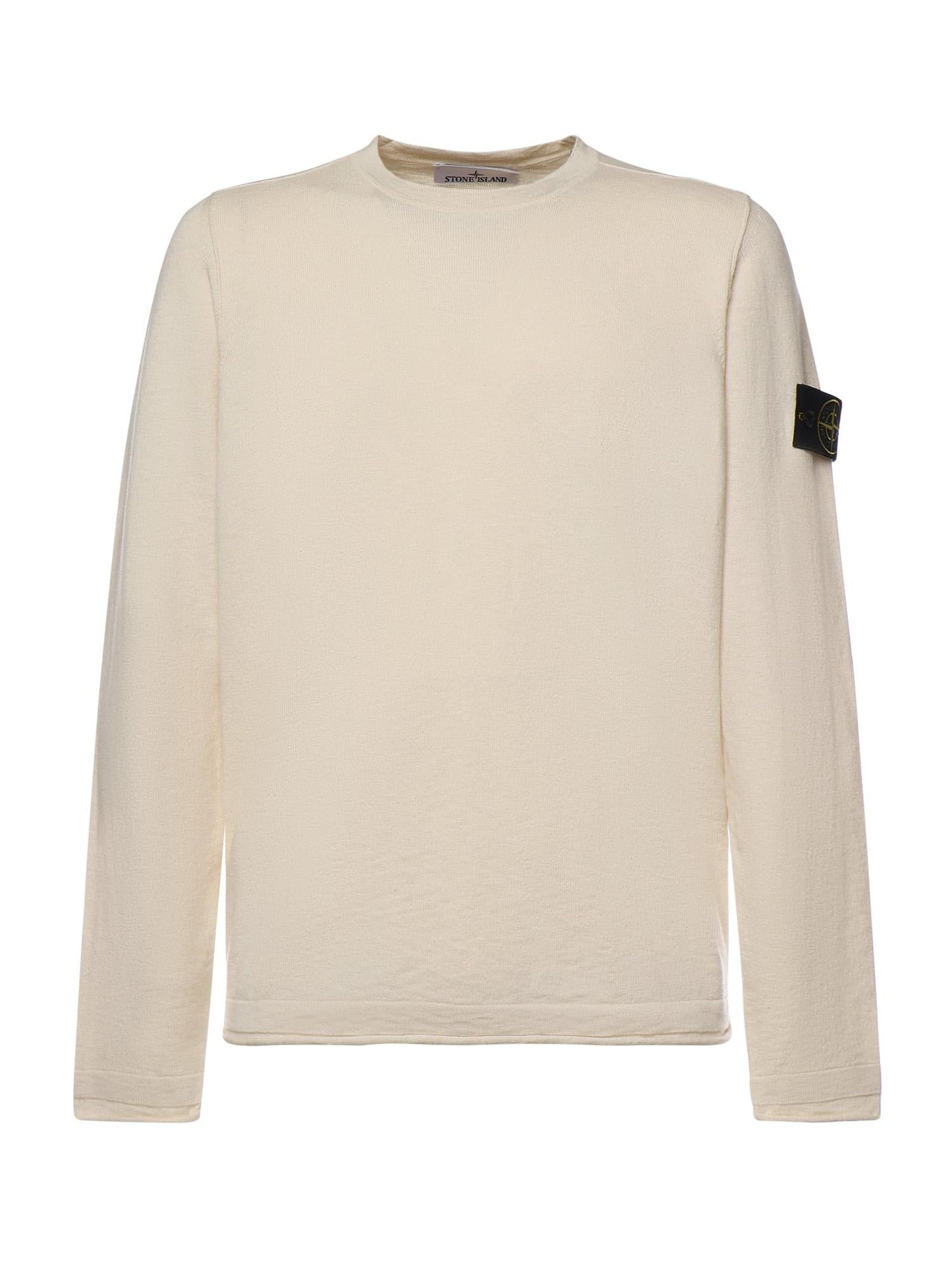 Maglione in cotone e nylon con logo