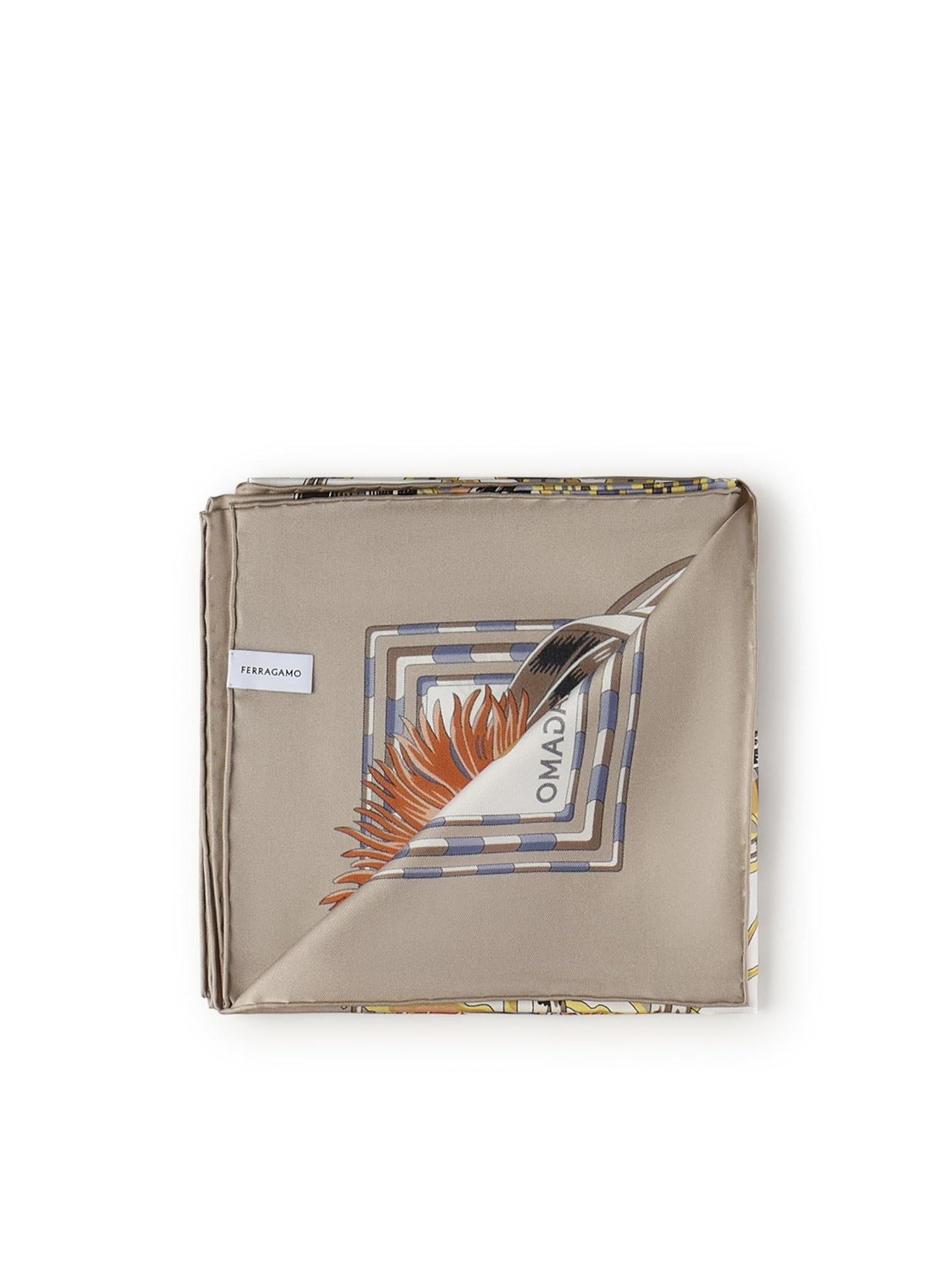 Foulard in seta con stampa