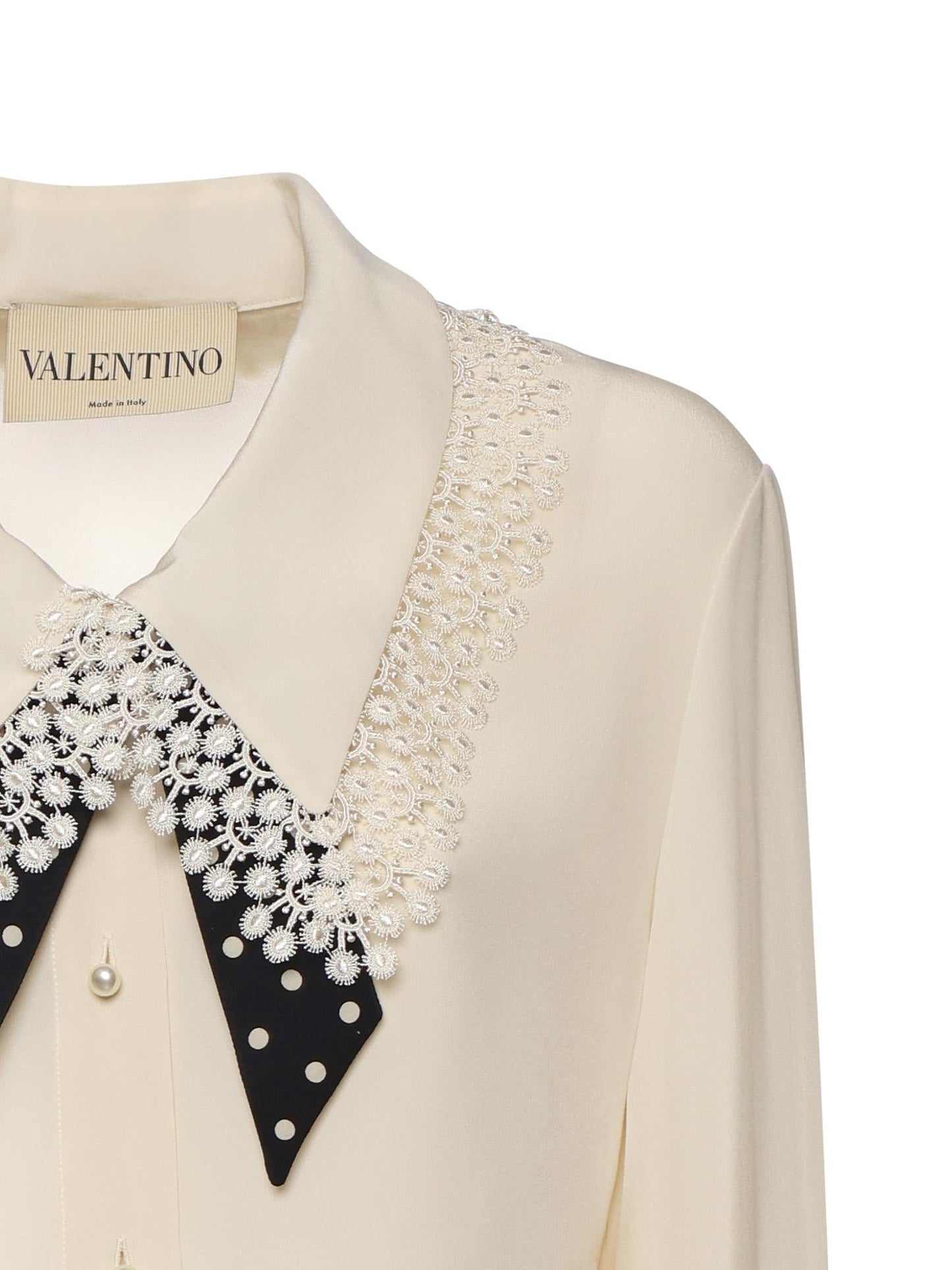 Camicia in crepe de chine