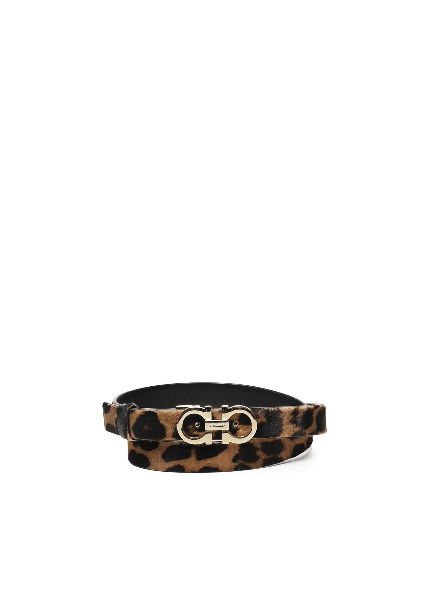 Cintura Gancini animalier