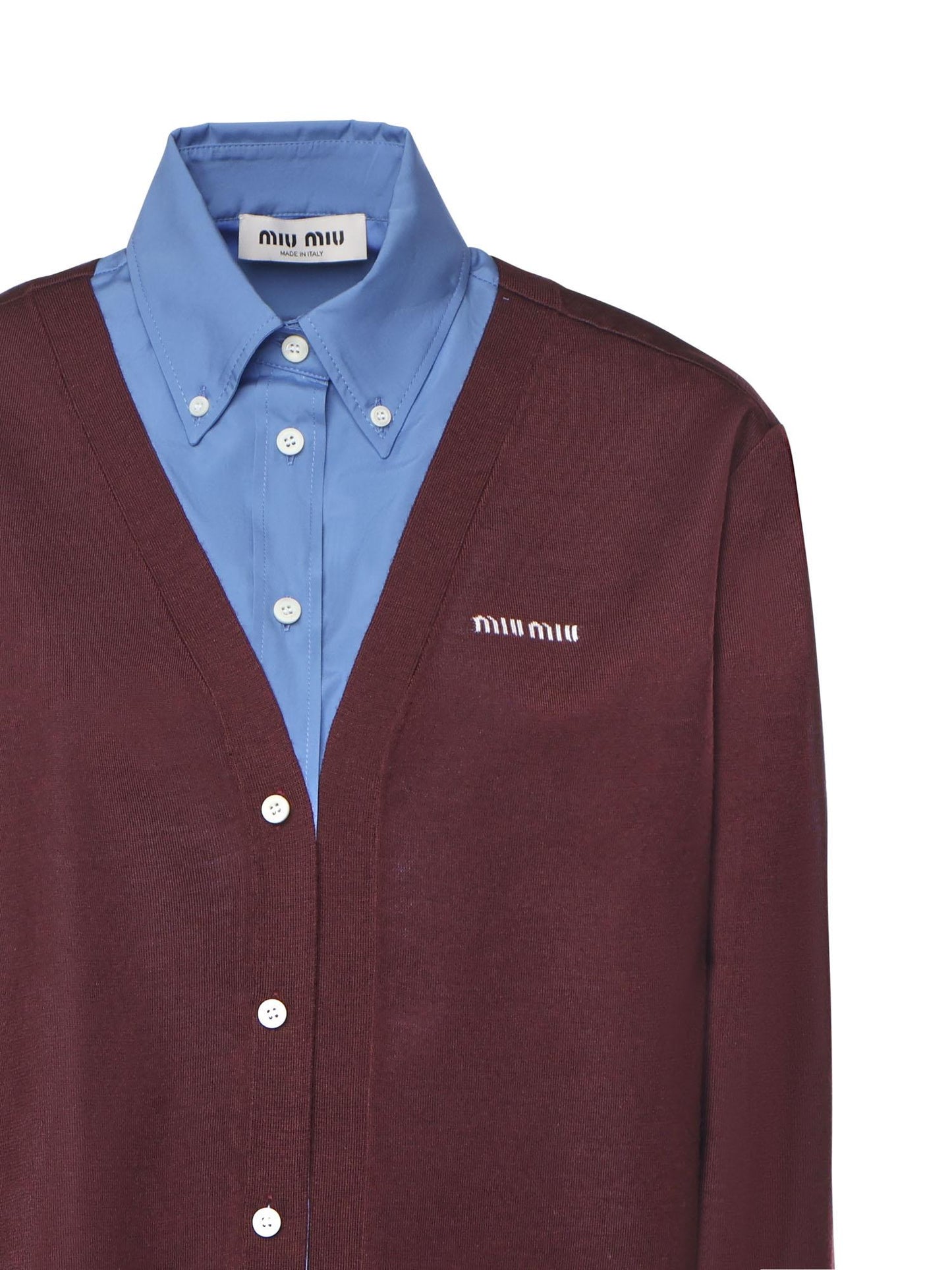 Camicia In Cashmere E Popeline