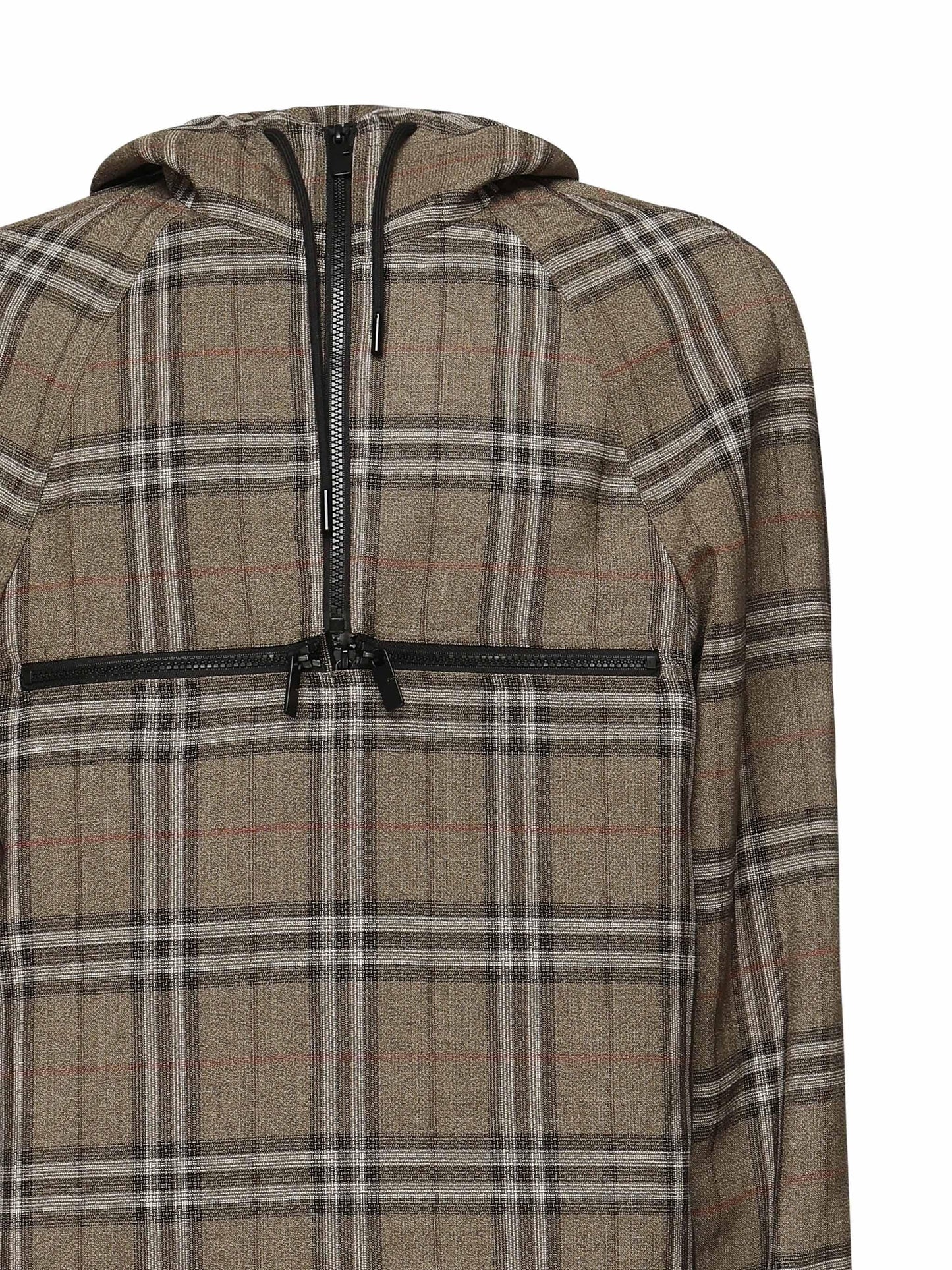 Giacca in misto seta Check