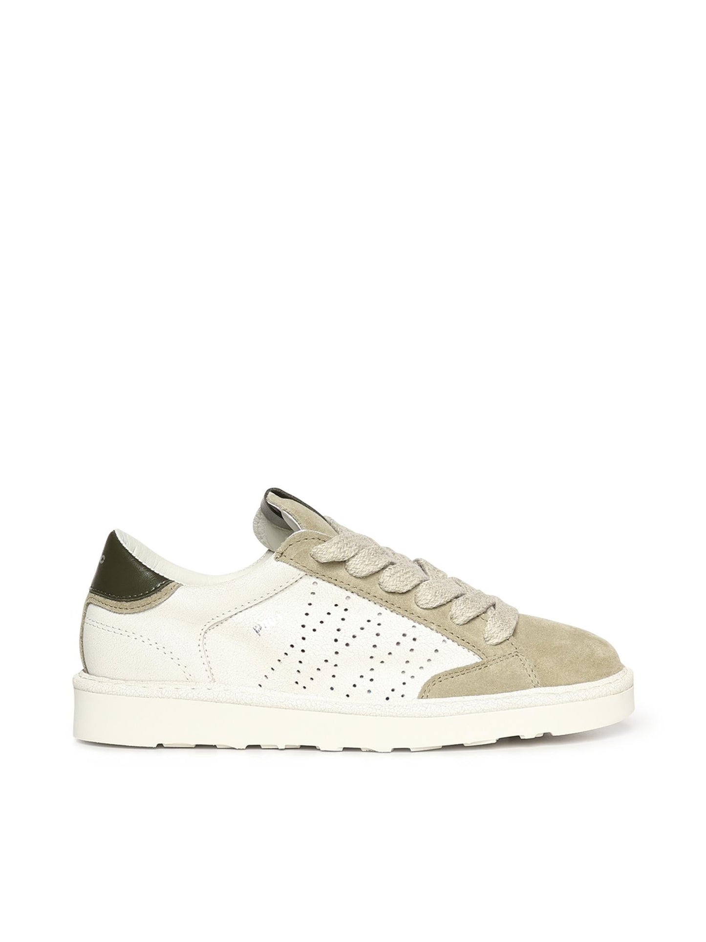 Sneaker P001 in camoscio