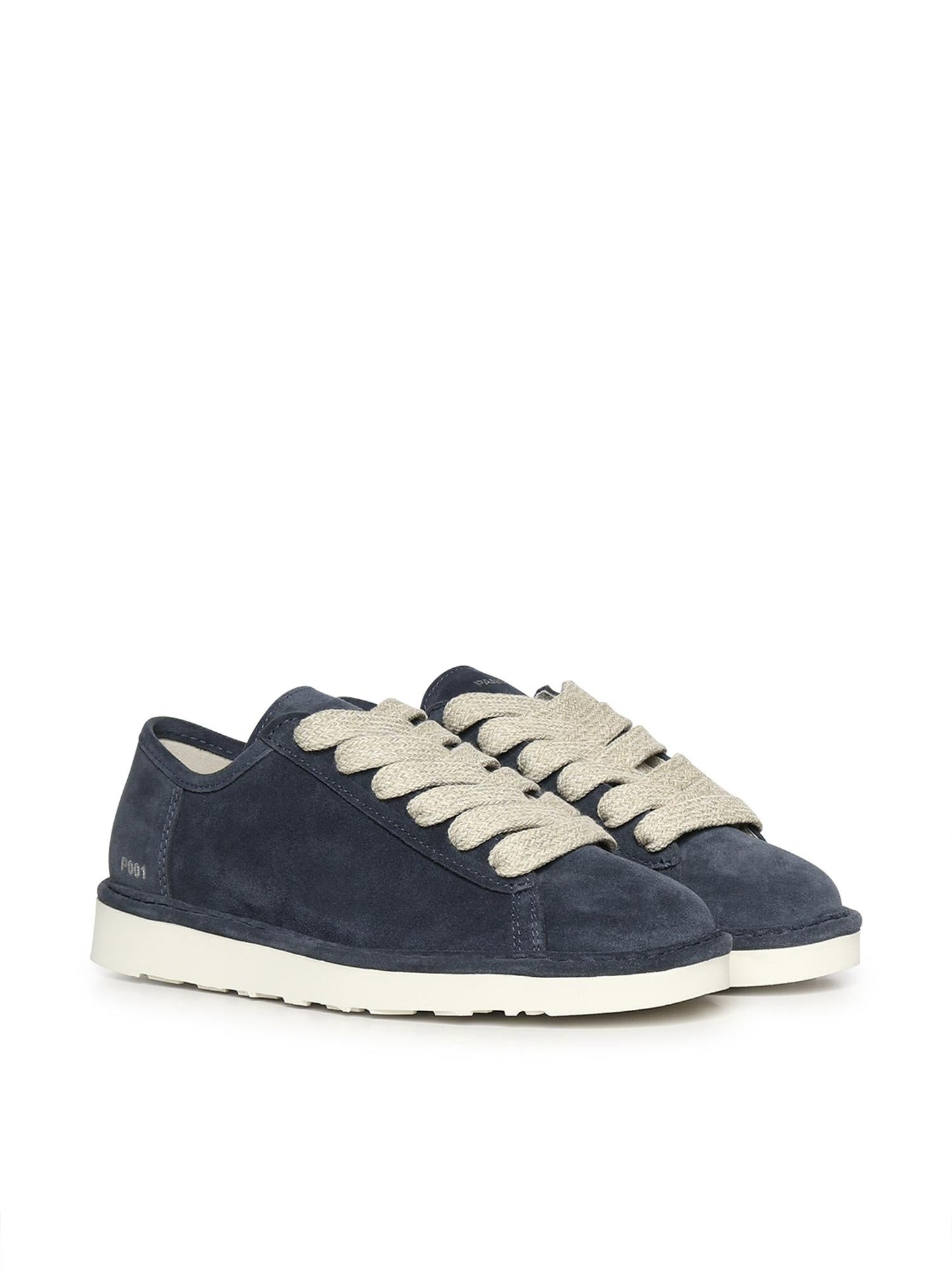 Sneaker P001 in camoscio