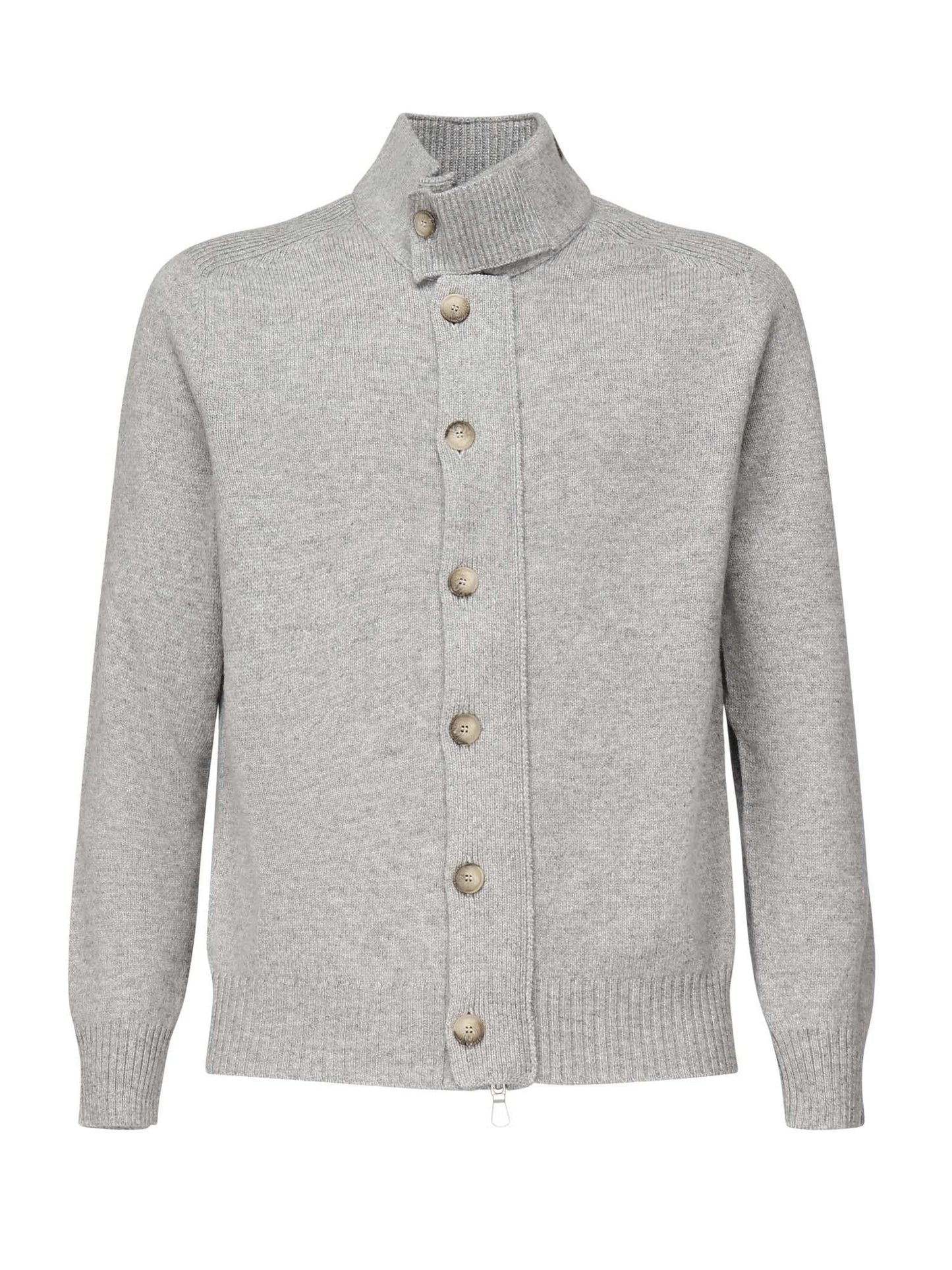 Giacca cardigan in misto lana