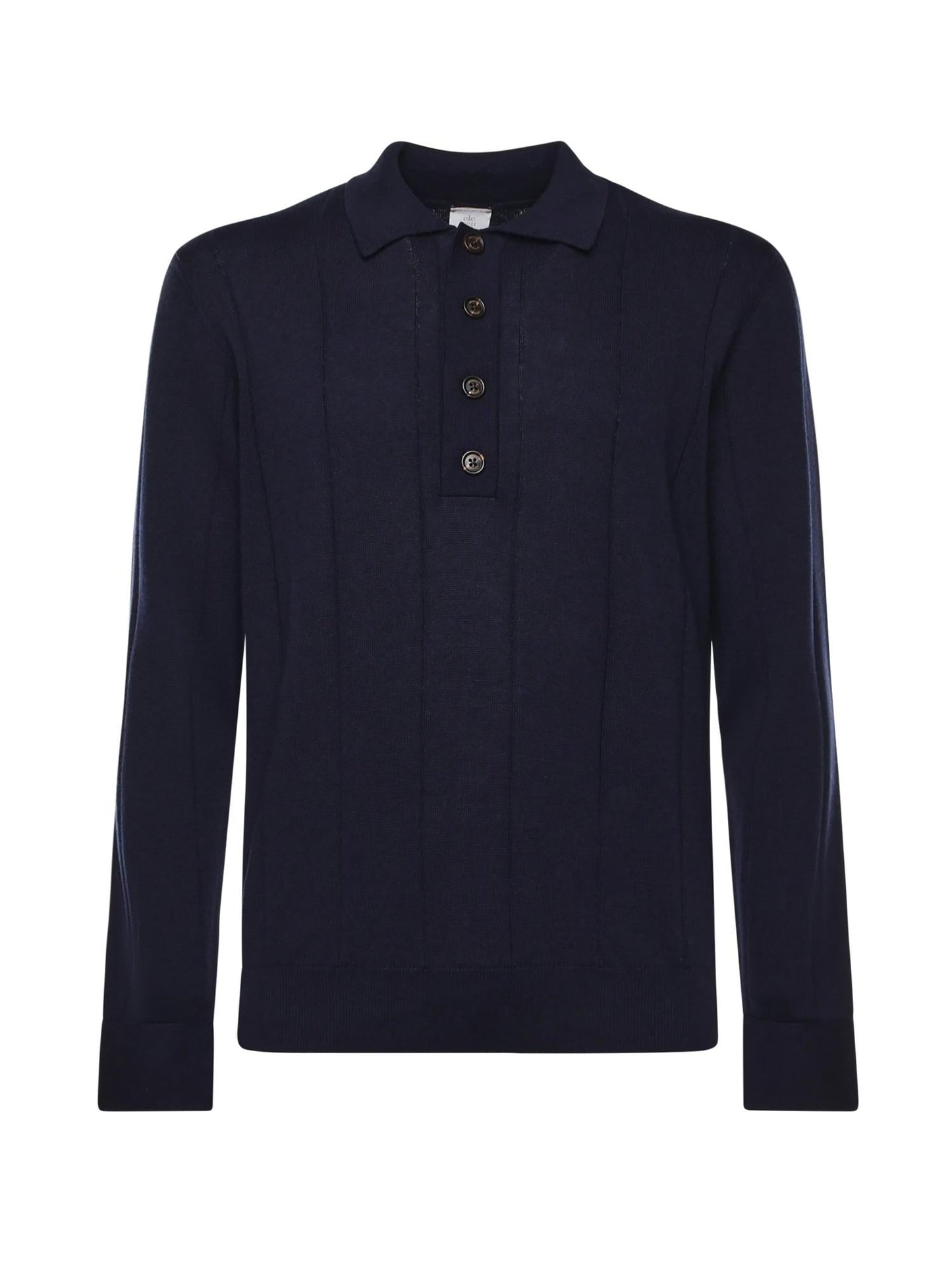 Polo in cotone e cashmere