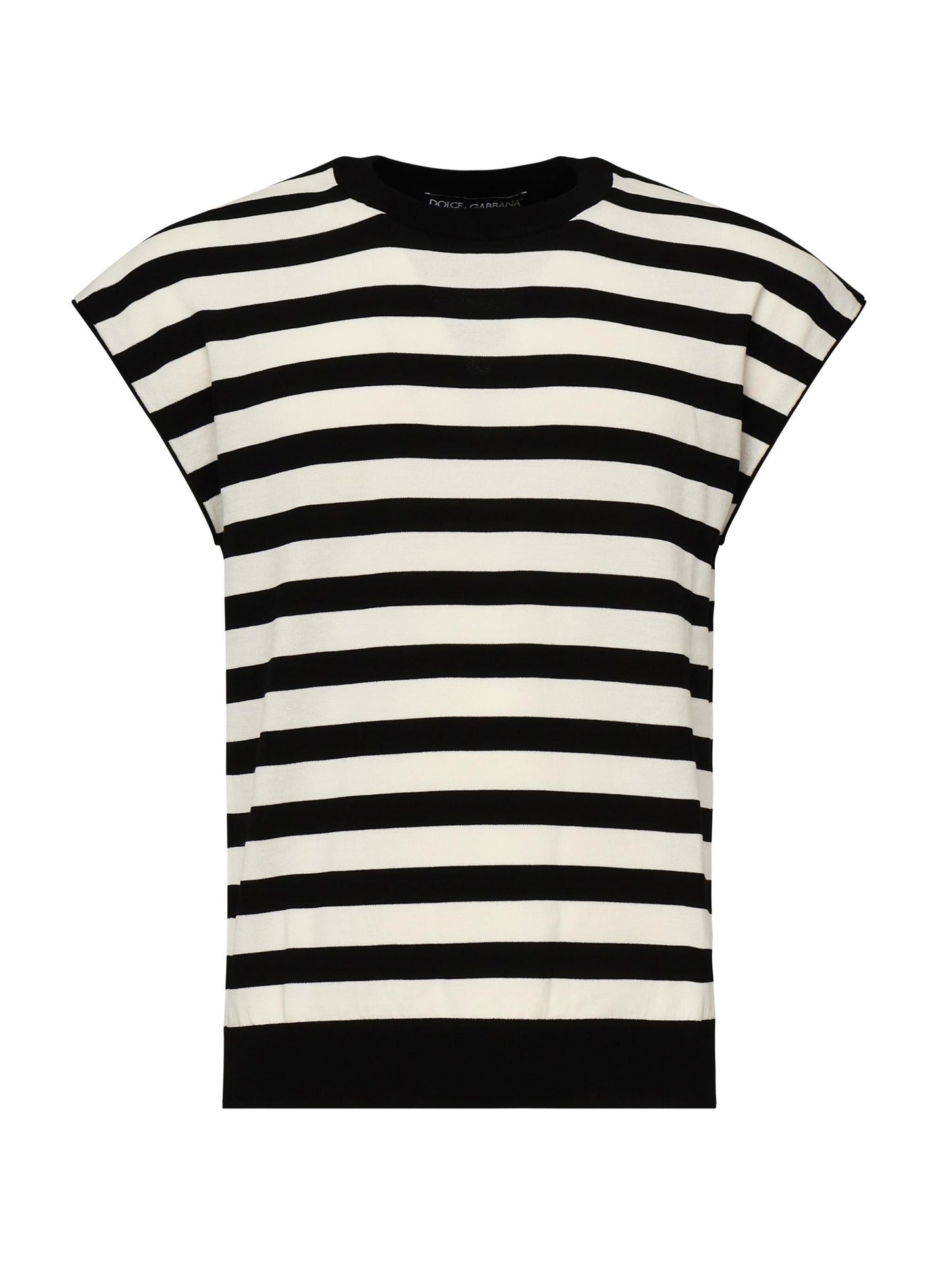 t-shirt kimono in maglia a righe