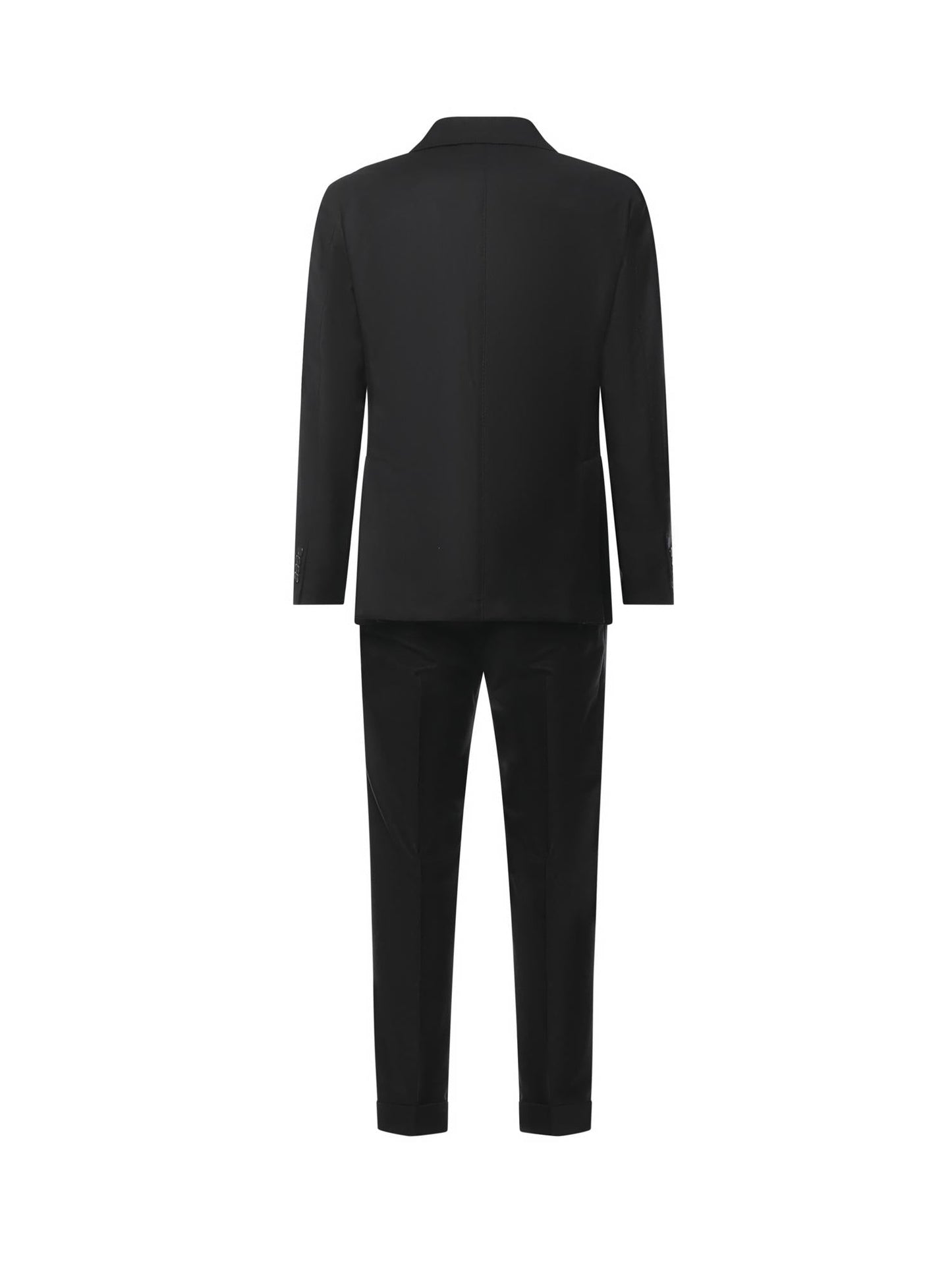 Abito monopetto in lana e cashmere