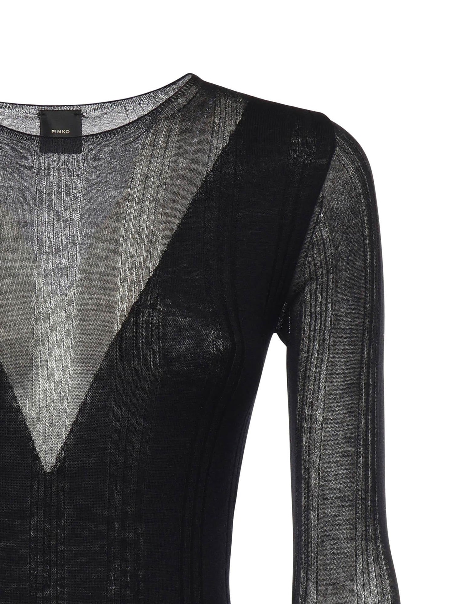 Maglia body con trasparenze