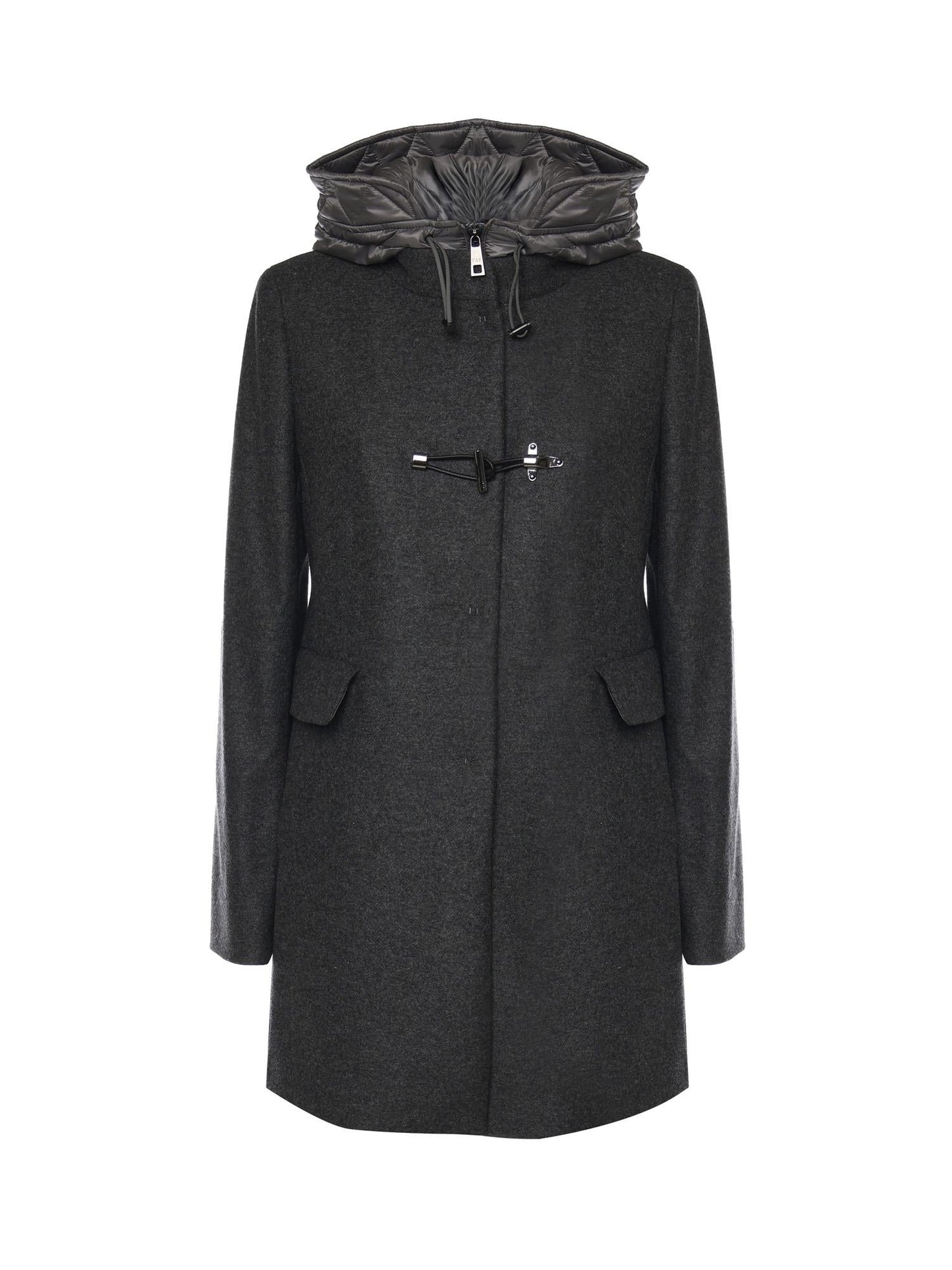 Toggle Coat in panno di lana mélange